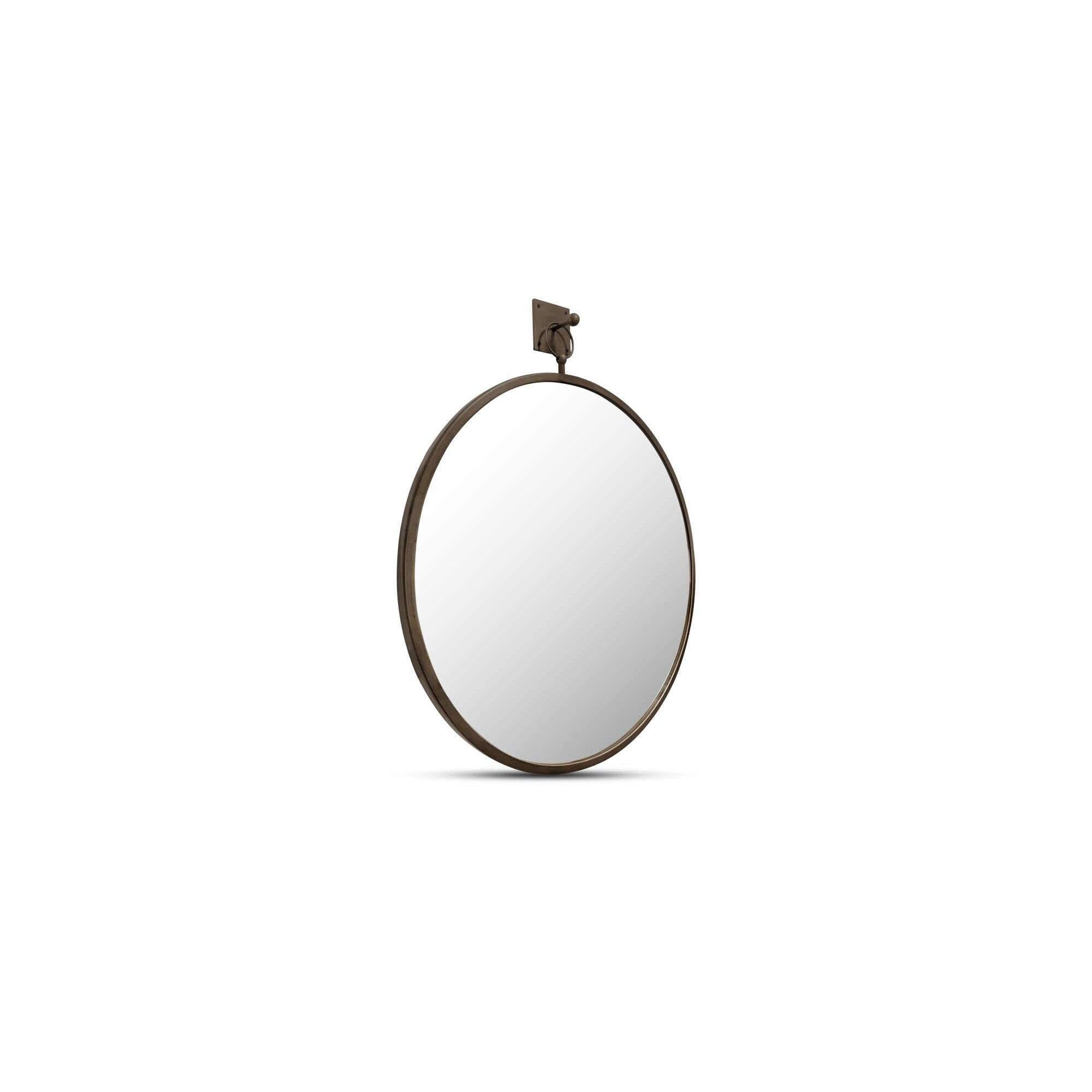 Moe's Home Cameo Mirror Aged Brass - Image 3