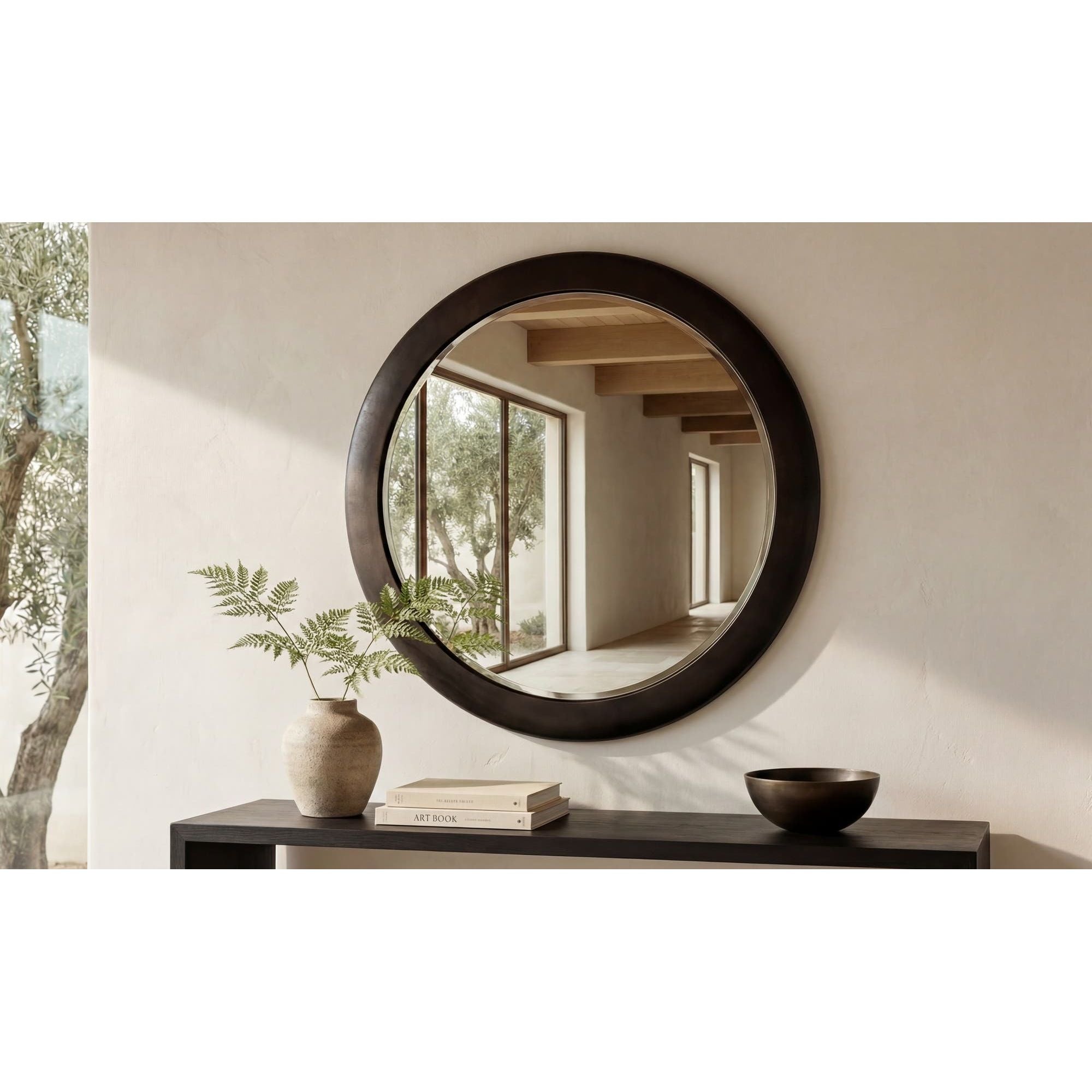 Moe's Home Otis Mirror Blackened Bronze - Image 2