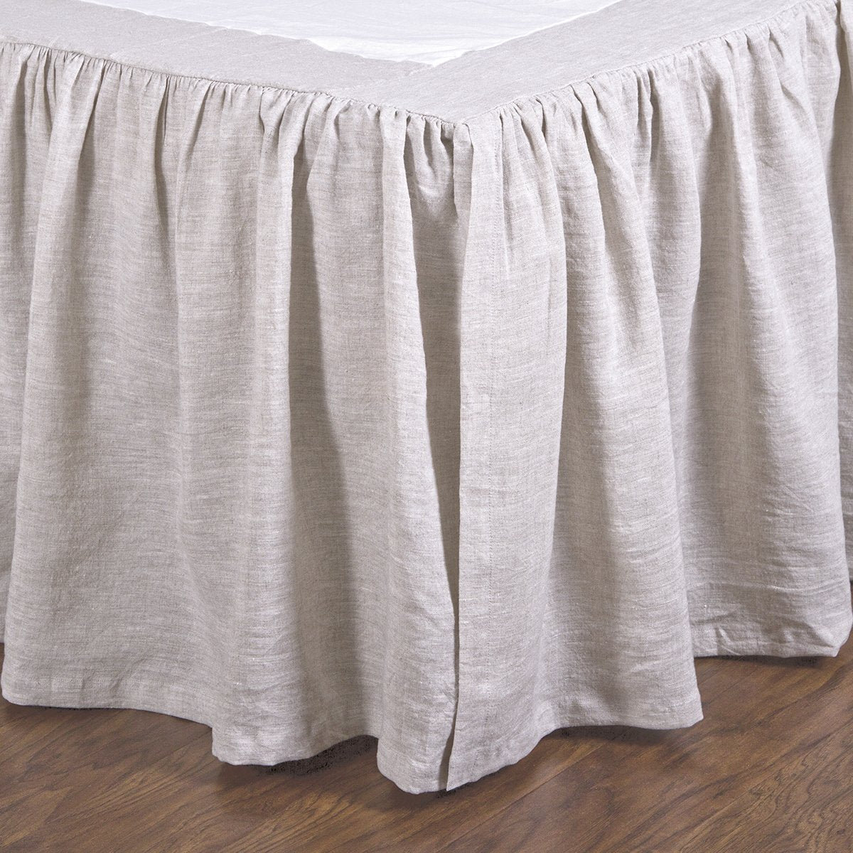Pom Pom at Home Gathered Flax Linen Bedskirt ~ Available in Twin, Queen and King Sizes - Image 2