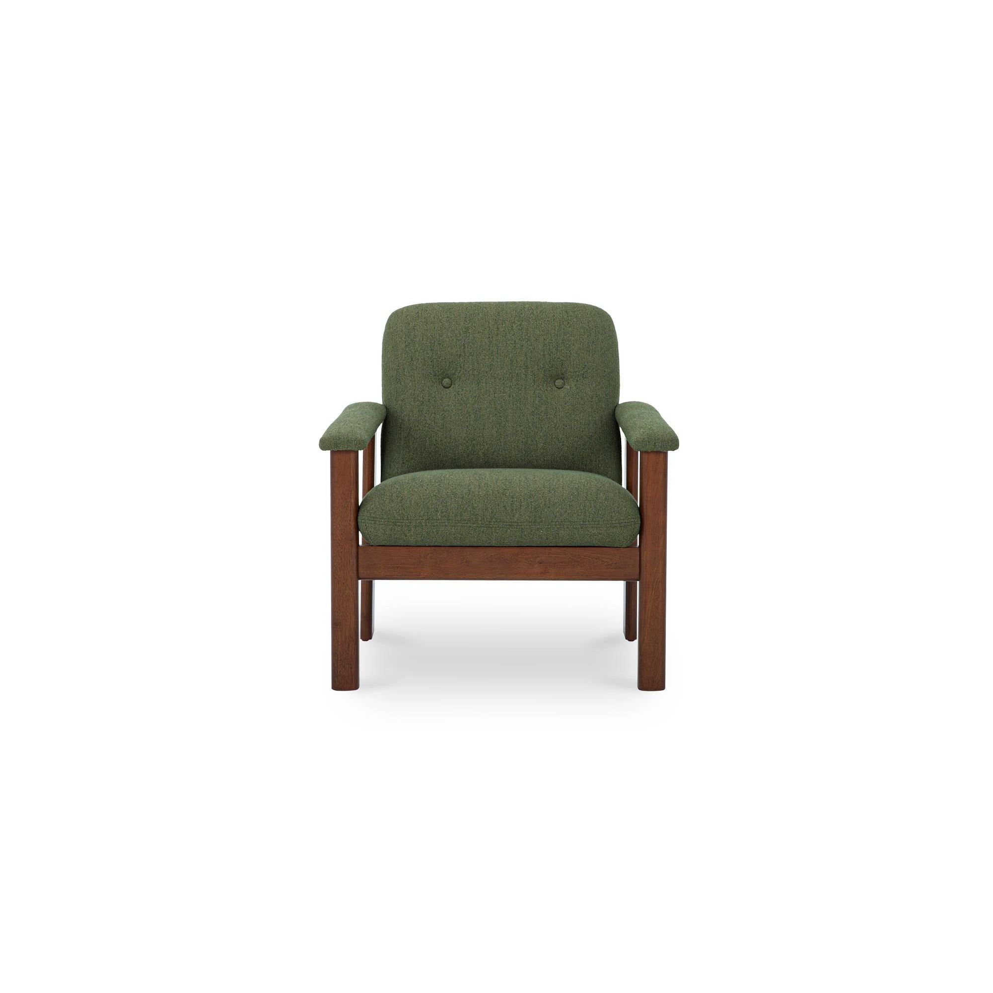 Moe's Home Collection Parker Green Lounge Chair - Image 1