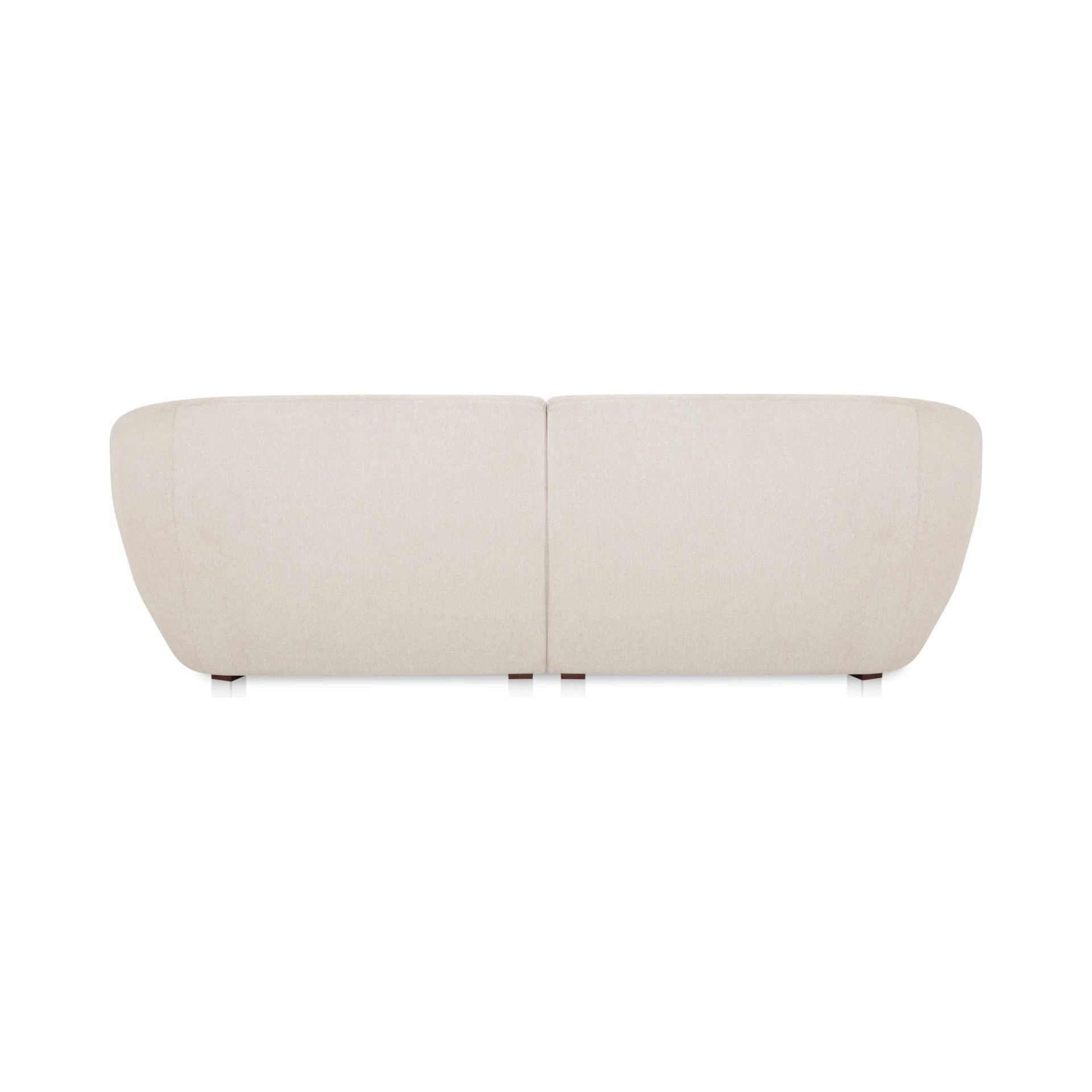 Moe’s Home Collection Amelia Warm White Double Chaise Modular Sectional - Image 3