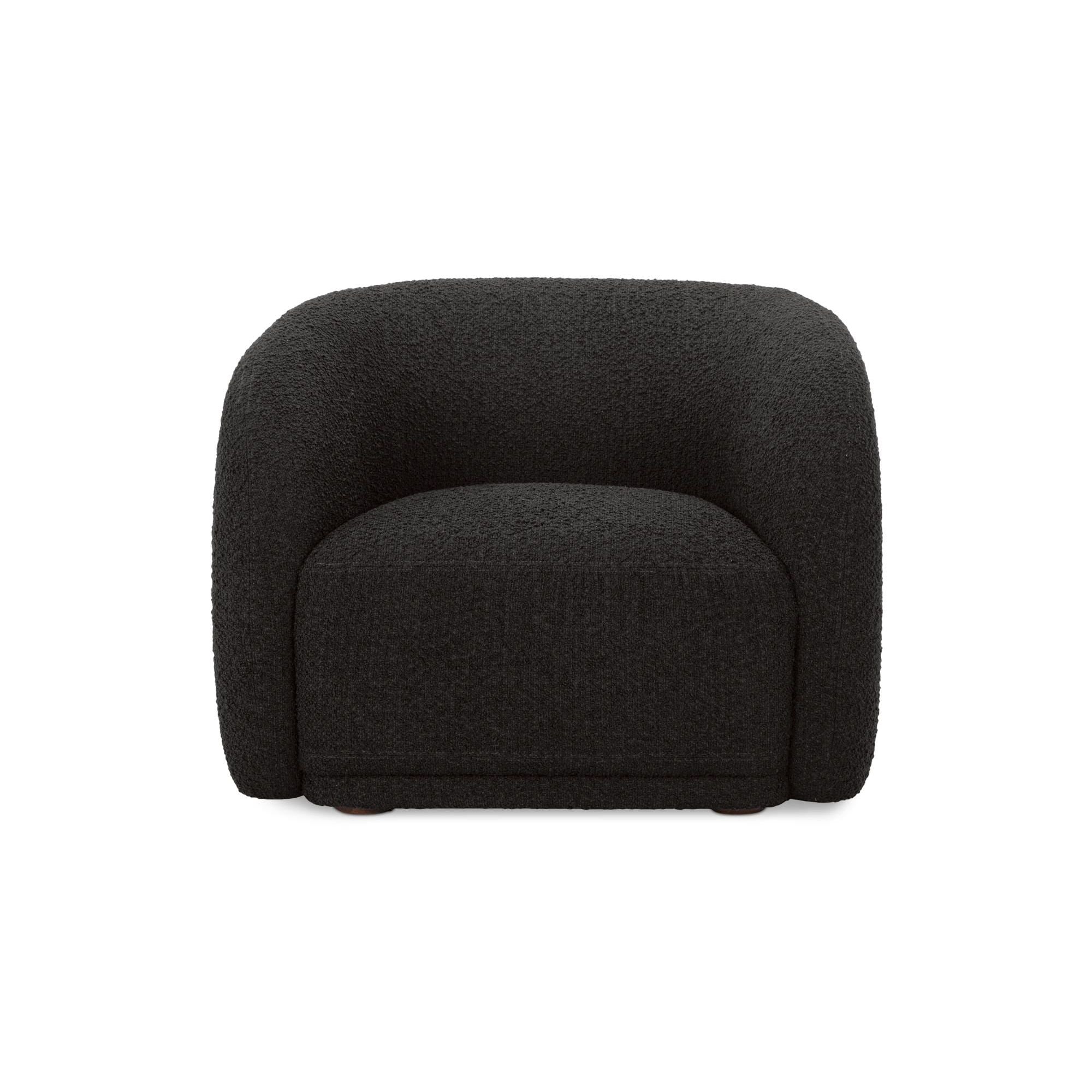 Moe’s Home Collection Faye Black Boucle Accent Chair
