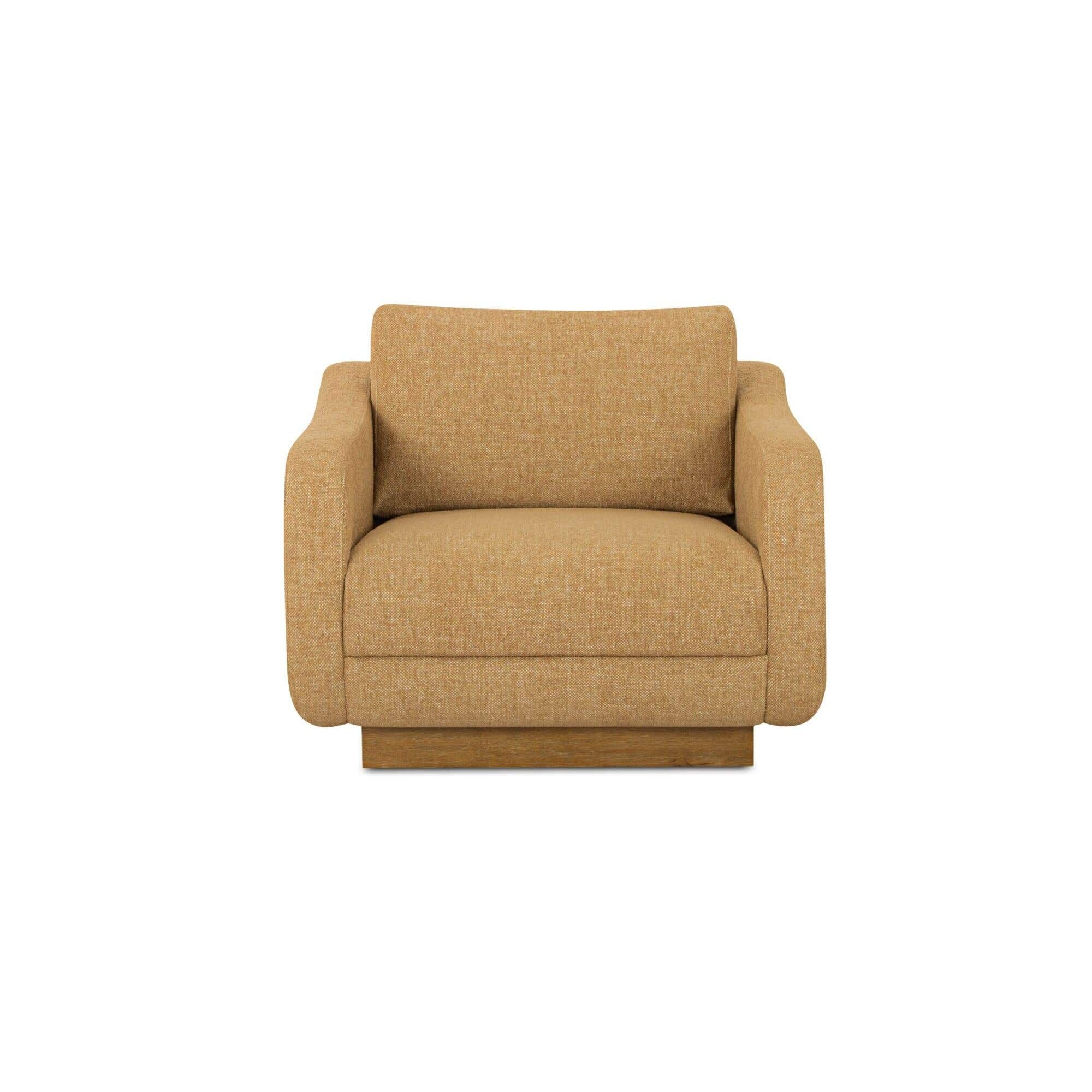 Moe's Home Collection Keane Ochre Lounge Chair - Image 1