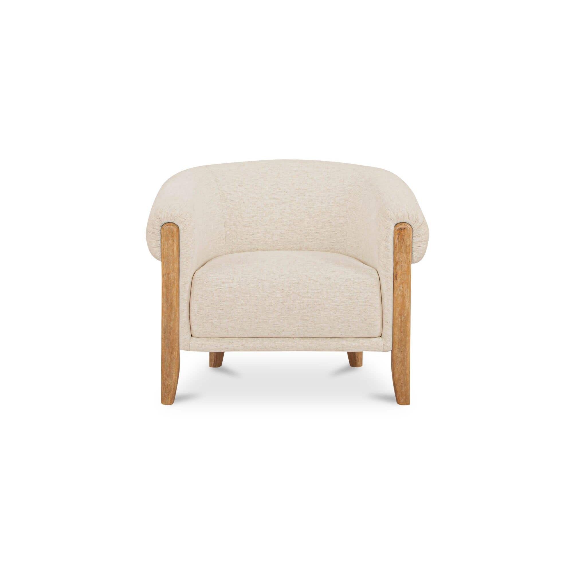 Moe's Home Collection Jones Oat Accent Chair - Image 1