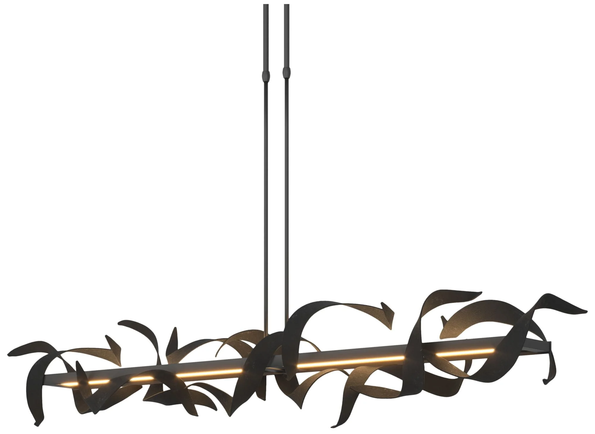 Folio 63 1/2" Wide Black Long LED Linear Pendant Light - Image 1