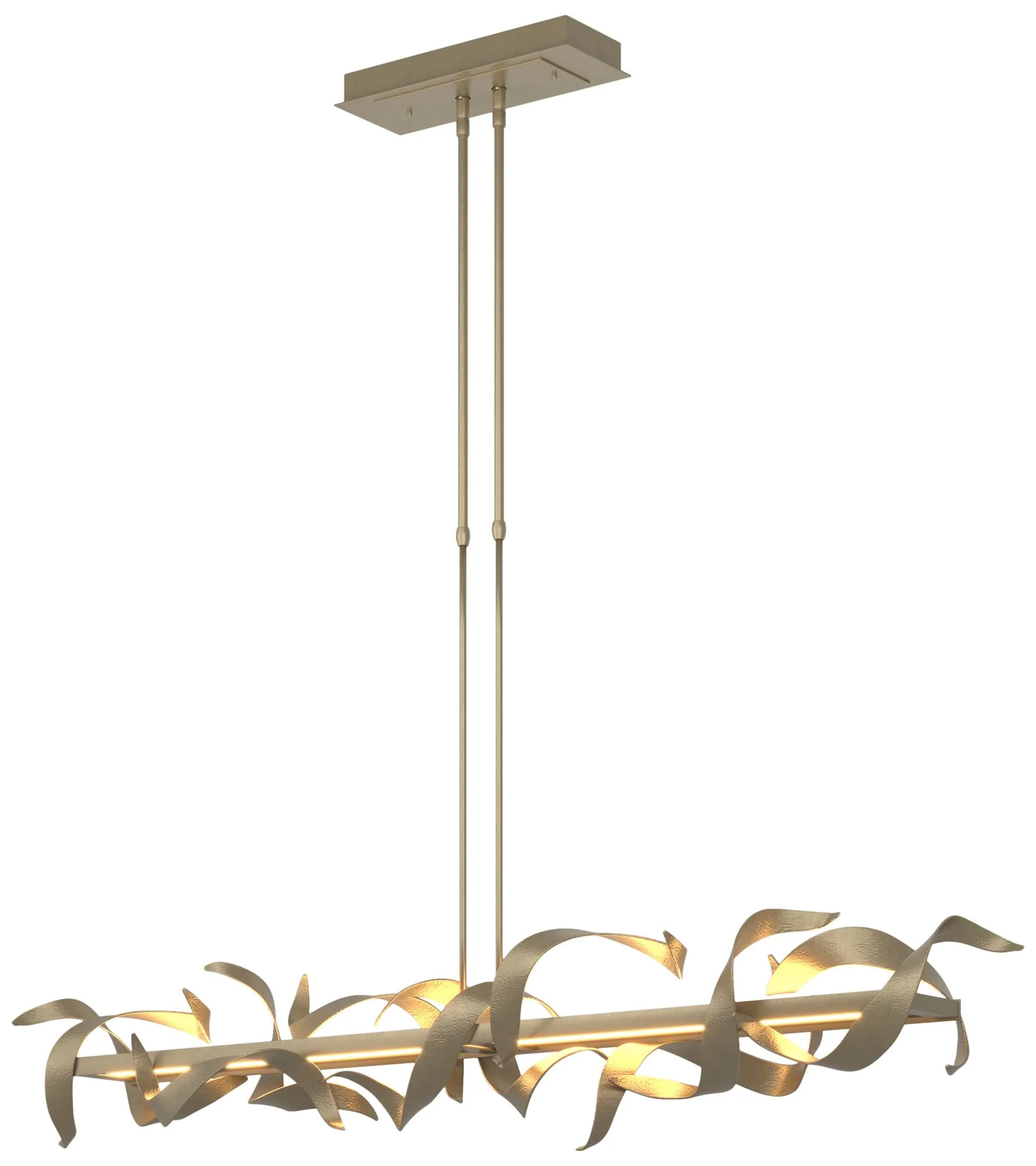 Folio 63 1/2" Wide Soft Gold LED Linear Pendant Light - Image 1