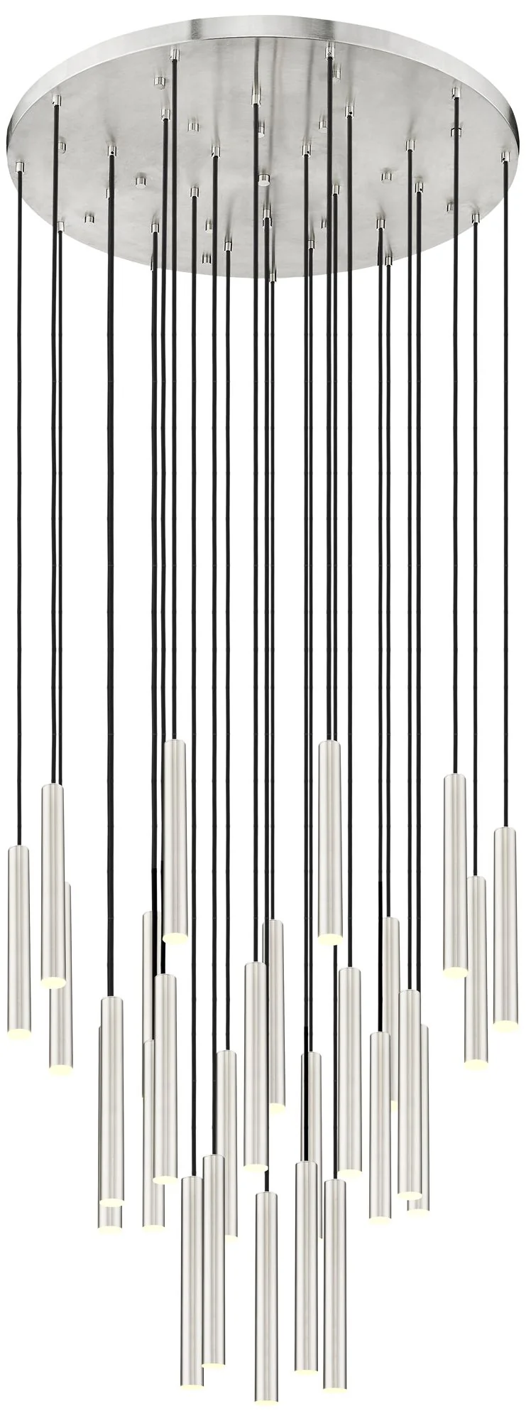 Forest by Z-Lite Brushed Nickel 36 inch 27 Light Chandelier - Image 1