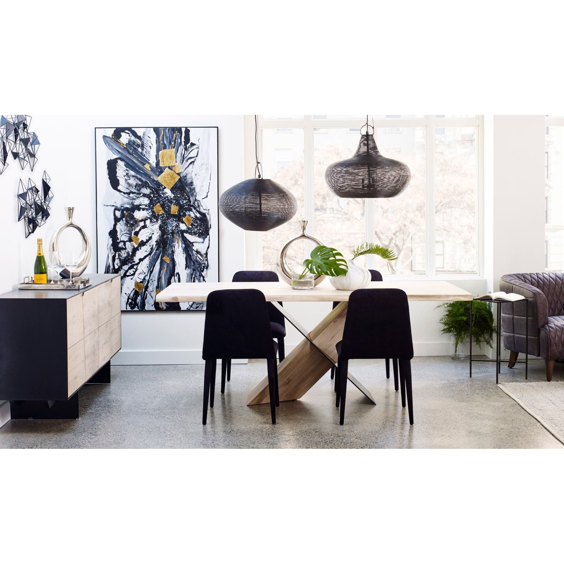 Moe's Home Instinct Dining Table Natural - Image 3