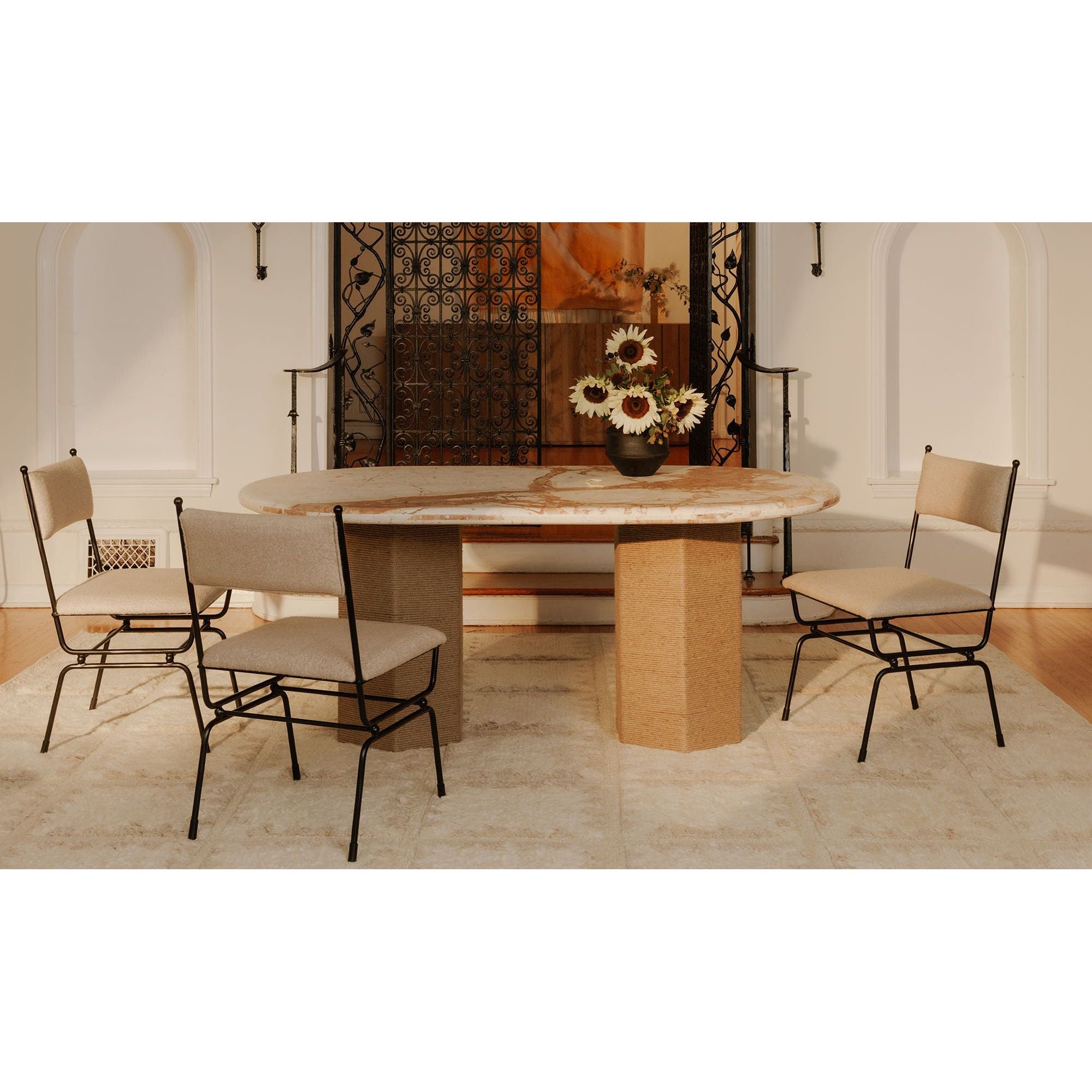 Moe's Home Sartoria Dining Table Breccia Marble - Image 2