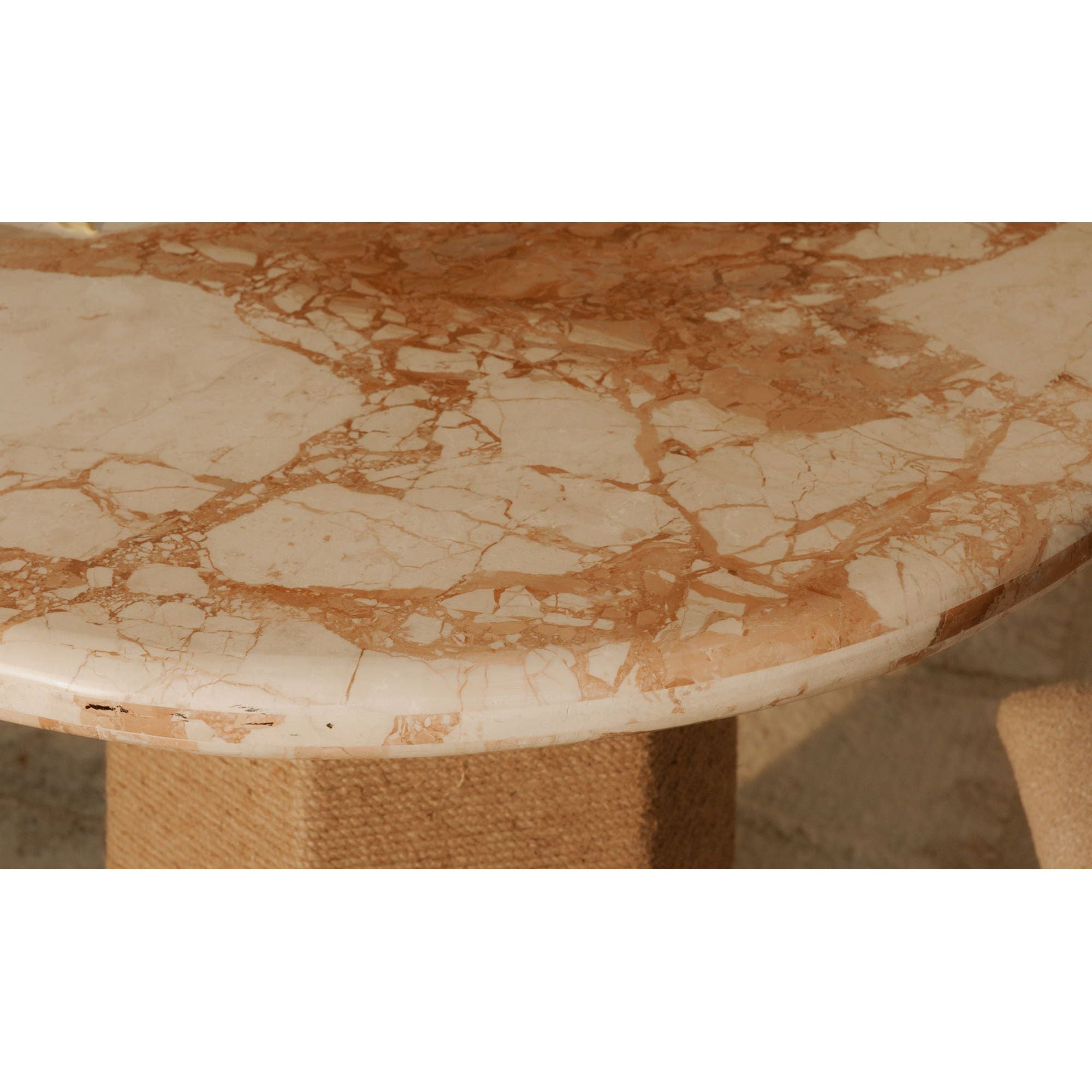 Moe's Home Sartoria Dining Table Breccia Marble - Image 3
