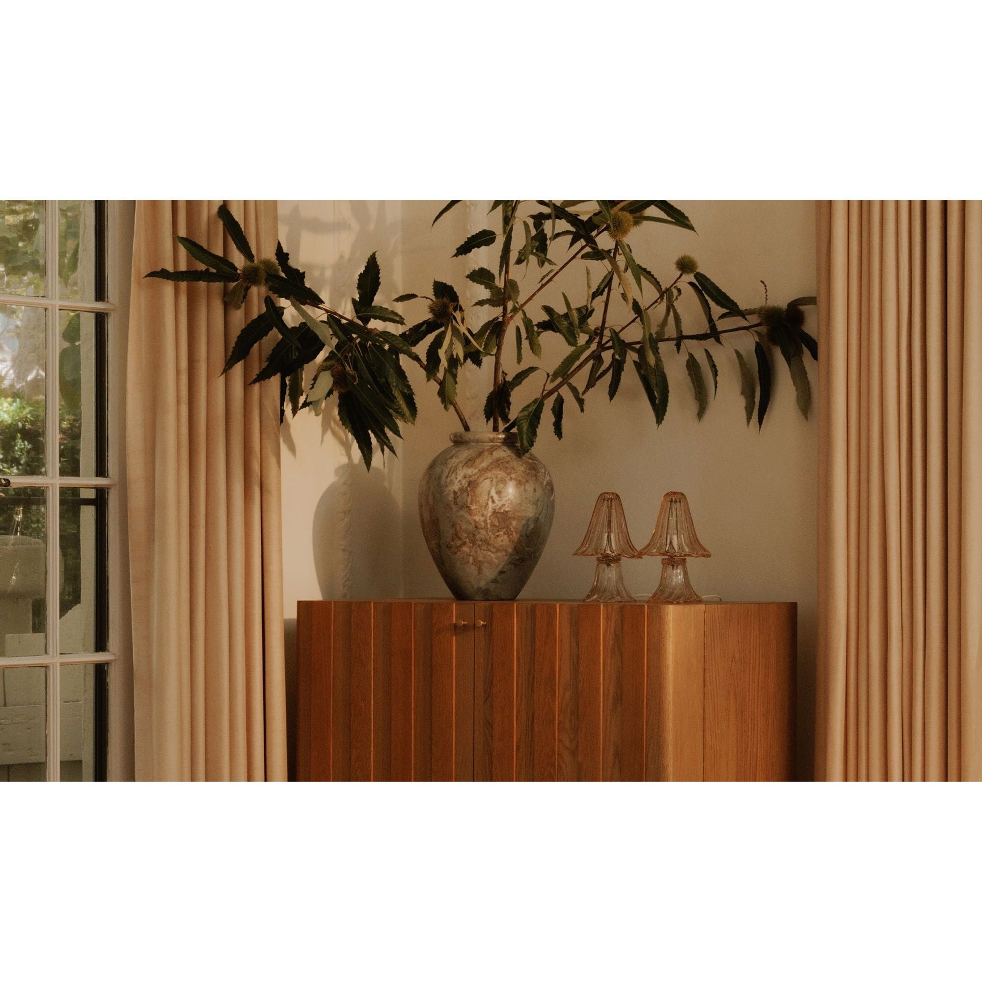 Moe's Home Didion Vase Torrento Marble - Image 2