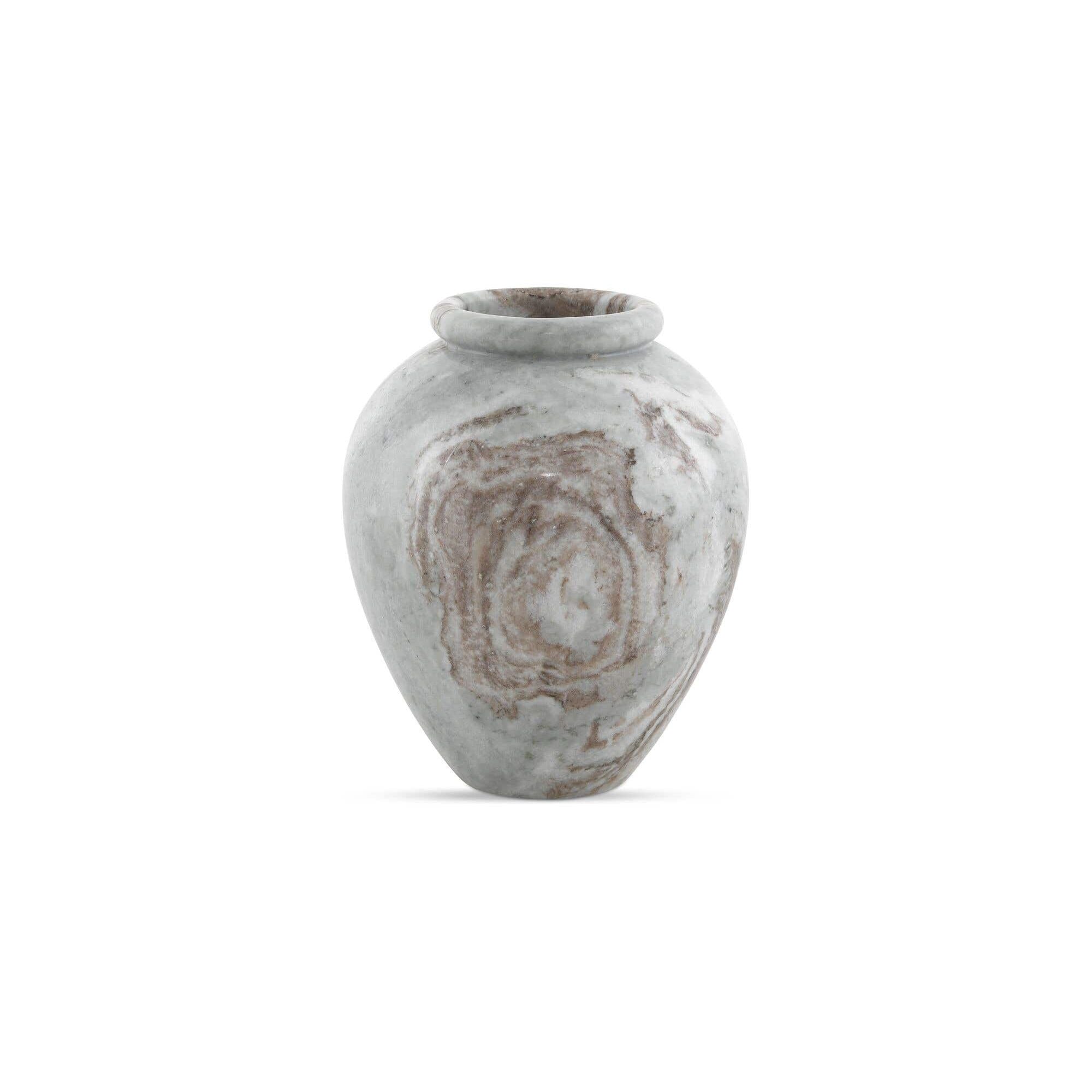 Moe's Home Didion Vase Torrento Marble - Image 1