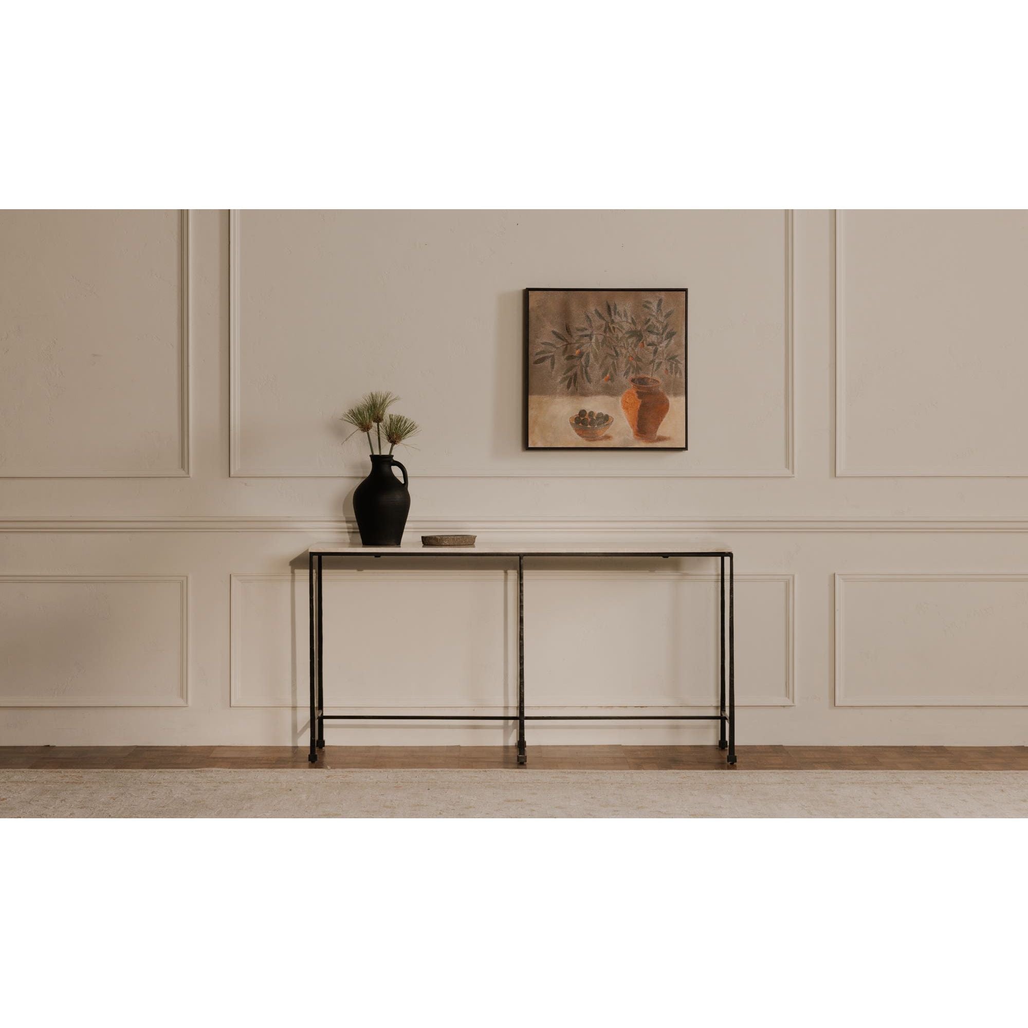 Moe's Home Lyra Vase Black Terracotta - Image 3