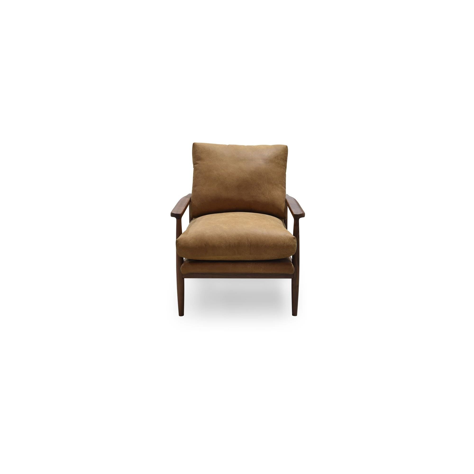 Moe’s Home Collection Arturo Tan Leather Accent Chair