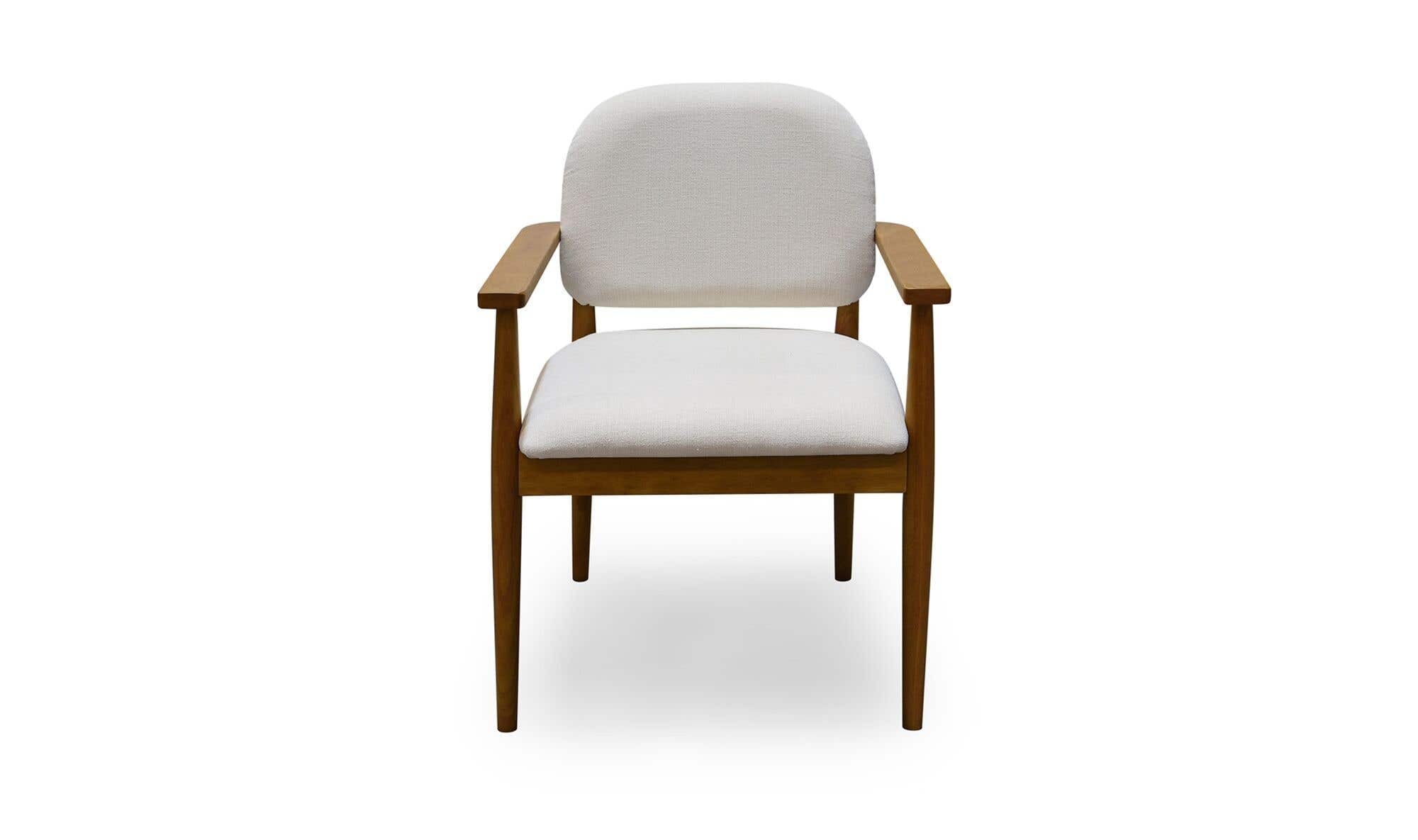 Moe's Home Norrie Dining Chair Cream - Image 1