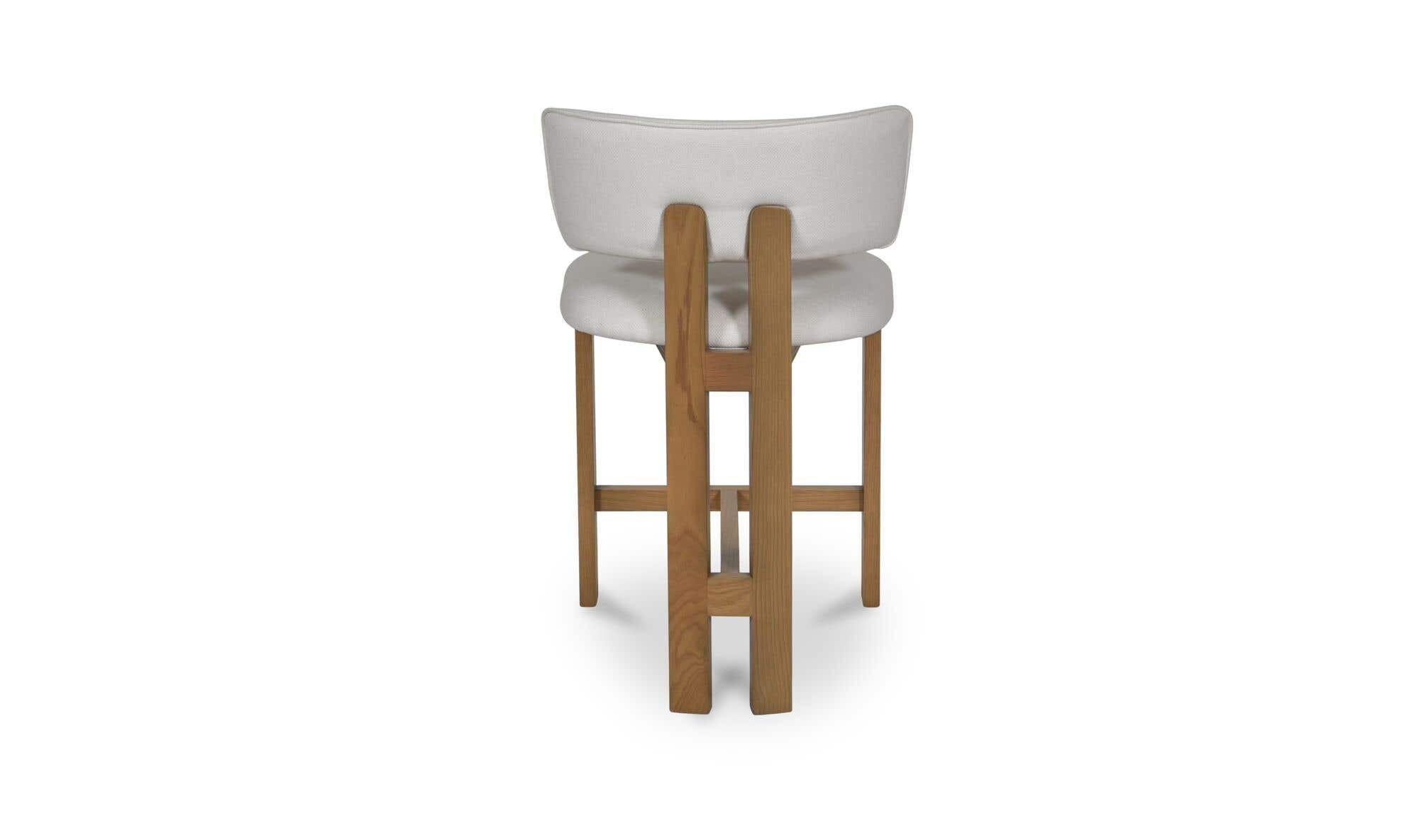 Moe's Home Morel Counter Stool Cream - Image 3