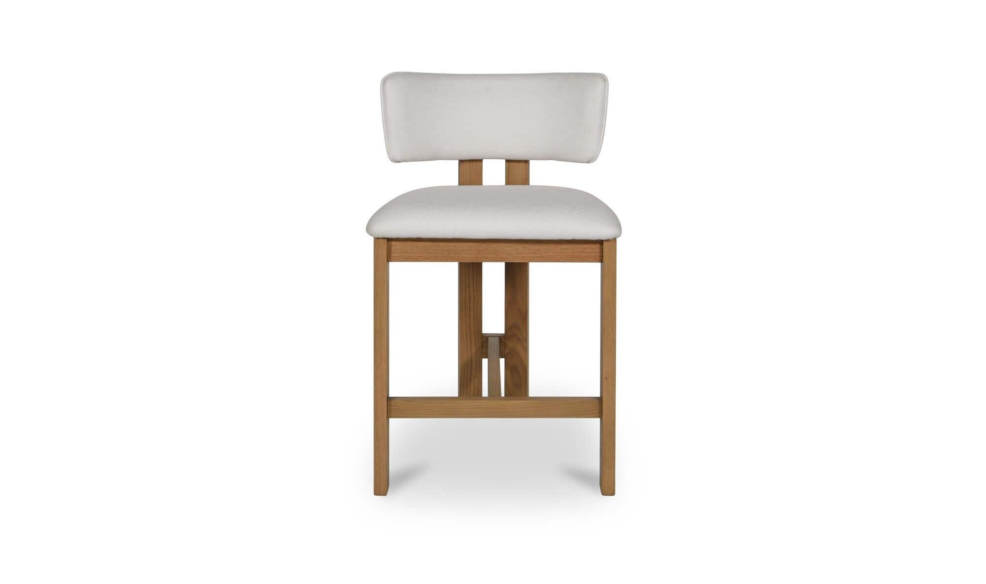 Moe's Home Morel Counter Stool Cream - Image 1