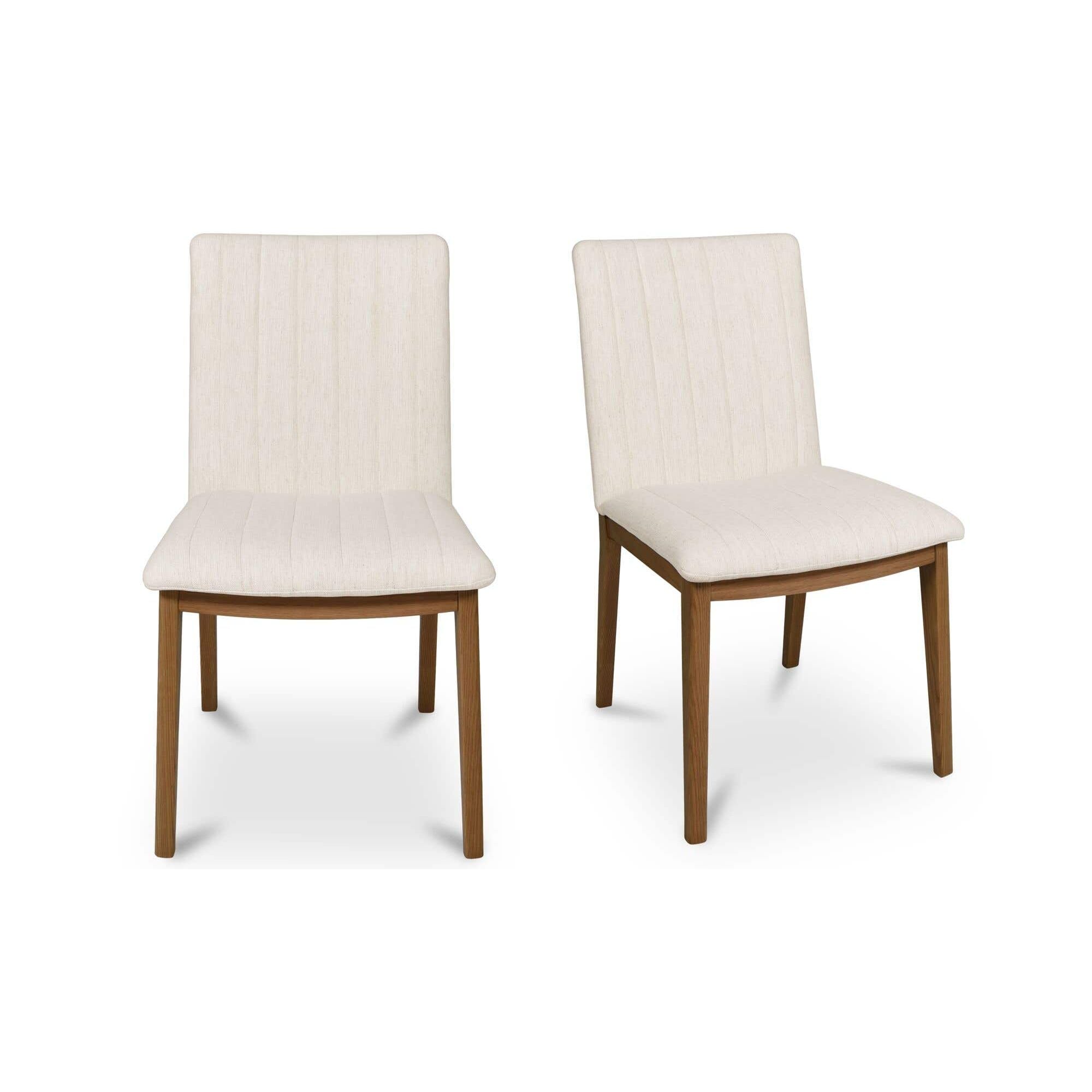 Moe's Home Demi Dining Chair Cream-Set of Two - Image 1