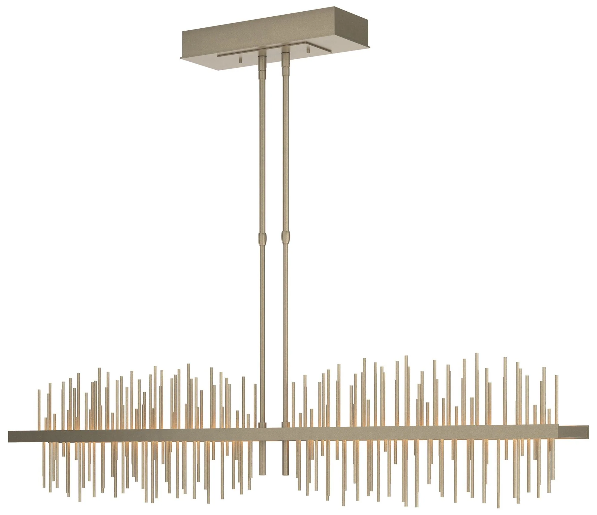 Gossamer 51.9" Soft Gold & Soft Gold Short LED Pendant - Image 1