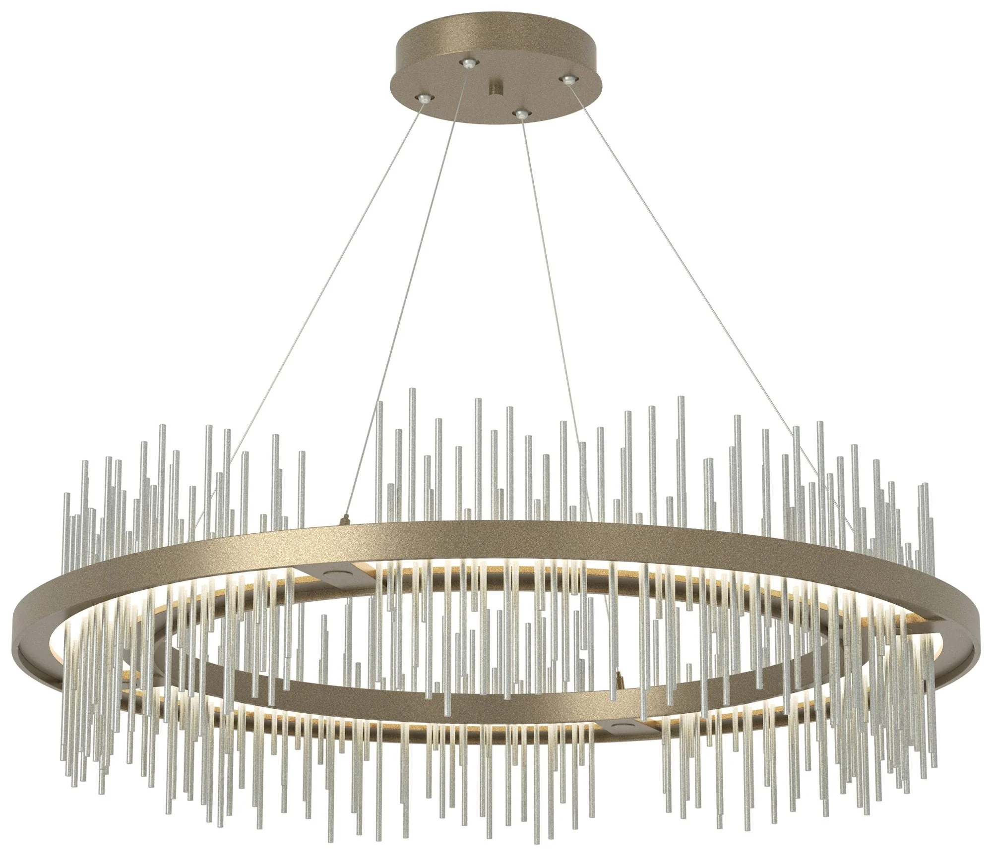 Gossamer Circular LED Pendant - Gold - Platinum - Image 1