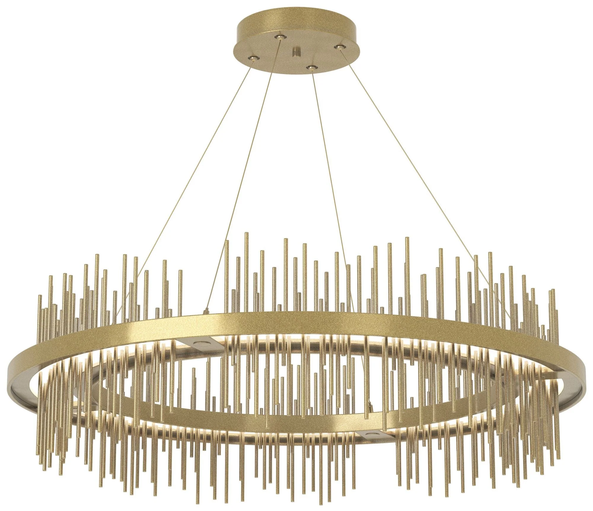 Gossamer Circular LED Pendant - Modern Brass - Modern Brass - Image 1
