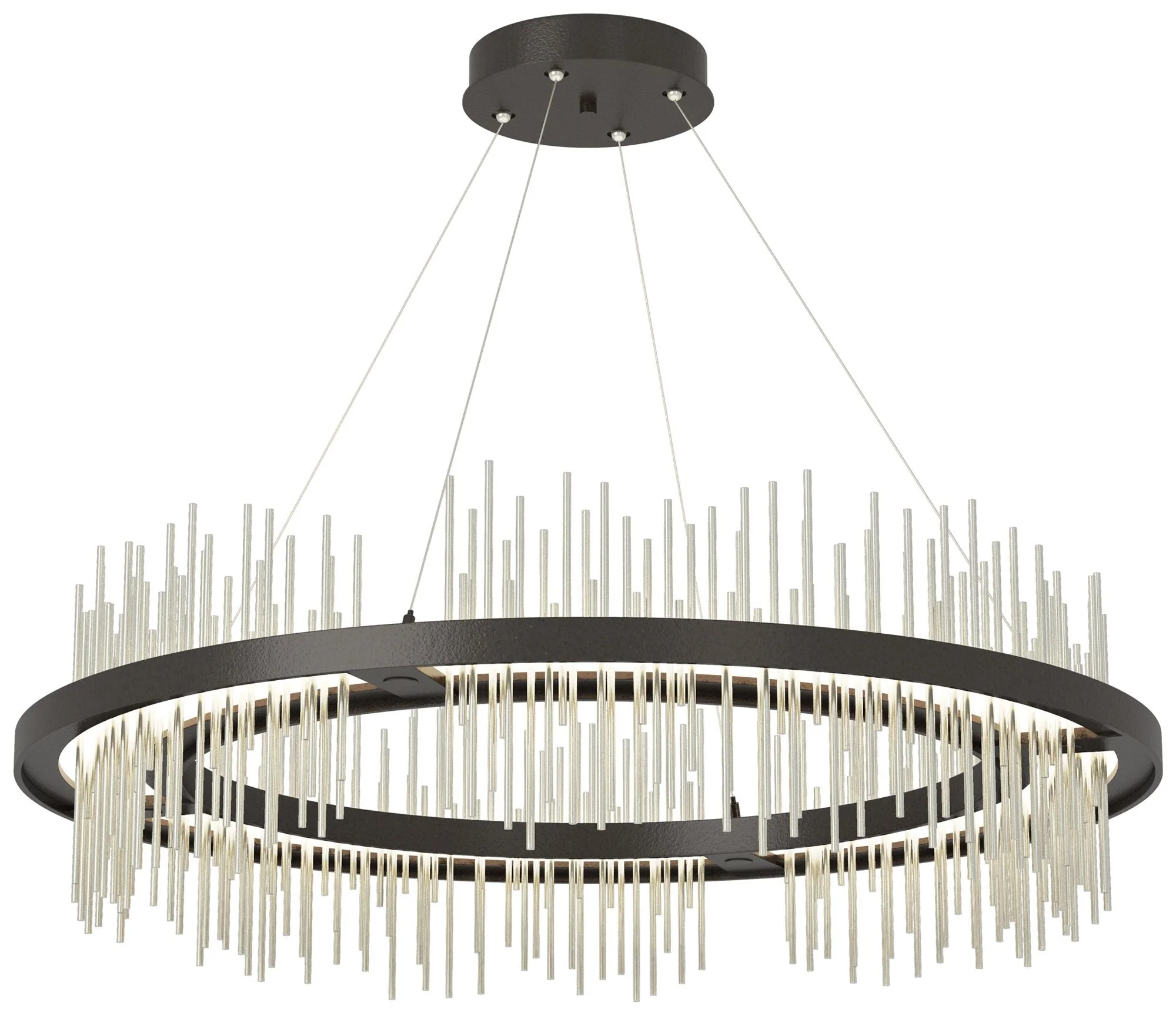 Gossamer Circular LED Pendant - Oil Rubbed Bronze - Sterling - Image 1