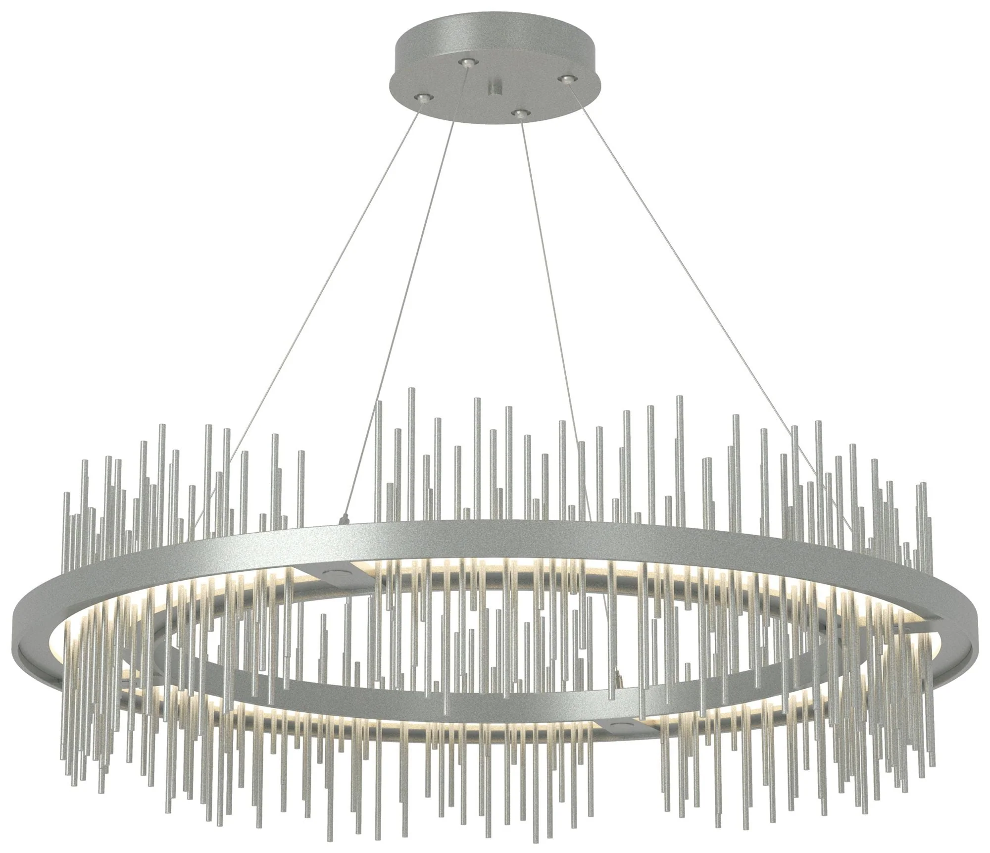 Gossamer Circular LED Pendant - Platinum - Platinum - Image 1