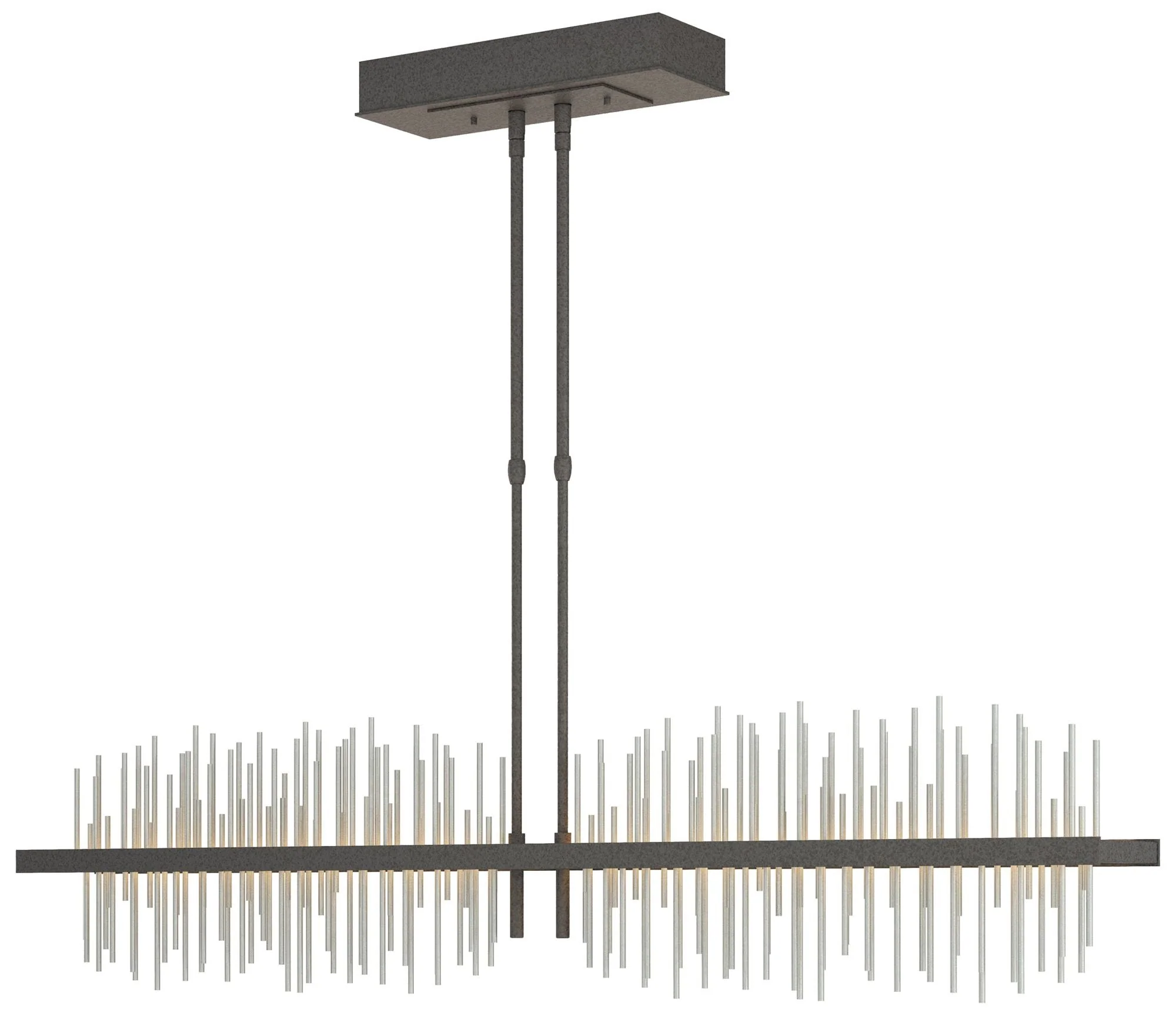 Gossamer Large LED Pendant - Iron - Platinum - Image 1
