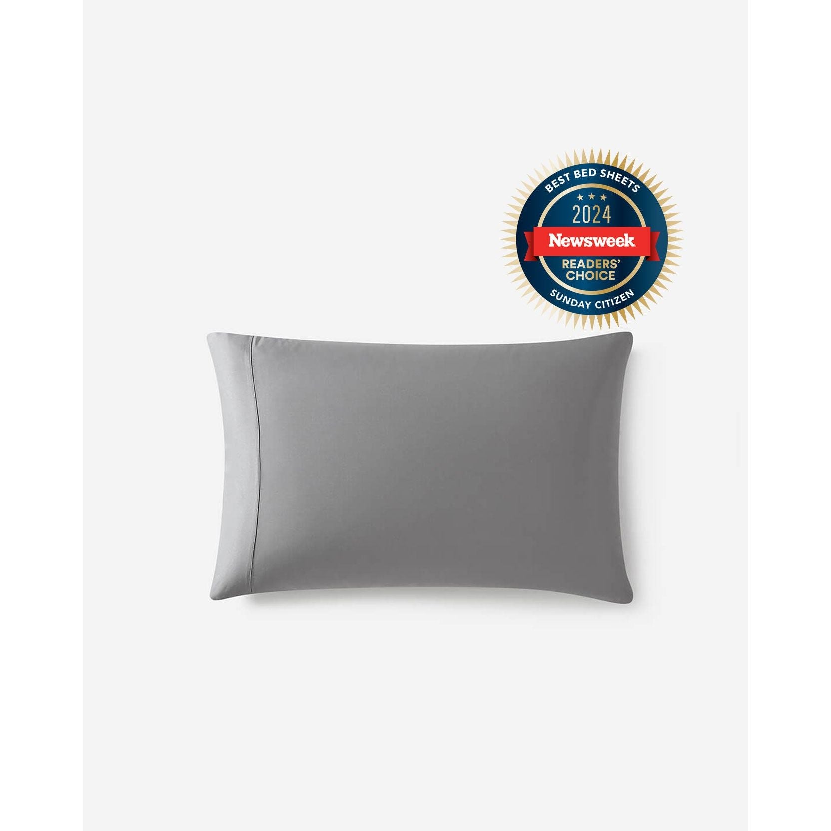 Sunday Citizen Natural Premium Bamboo Pillowcase Set in Granite ~ Available in King and Standard Sizes - Image 3