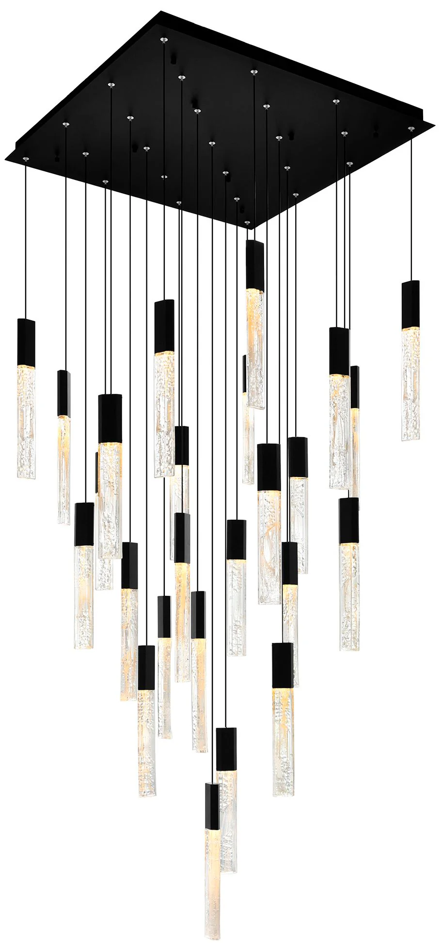 Greta Integrated LED Black Chandelier - Image 1