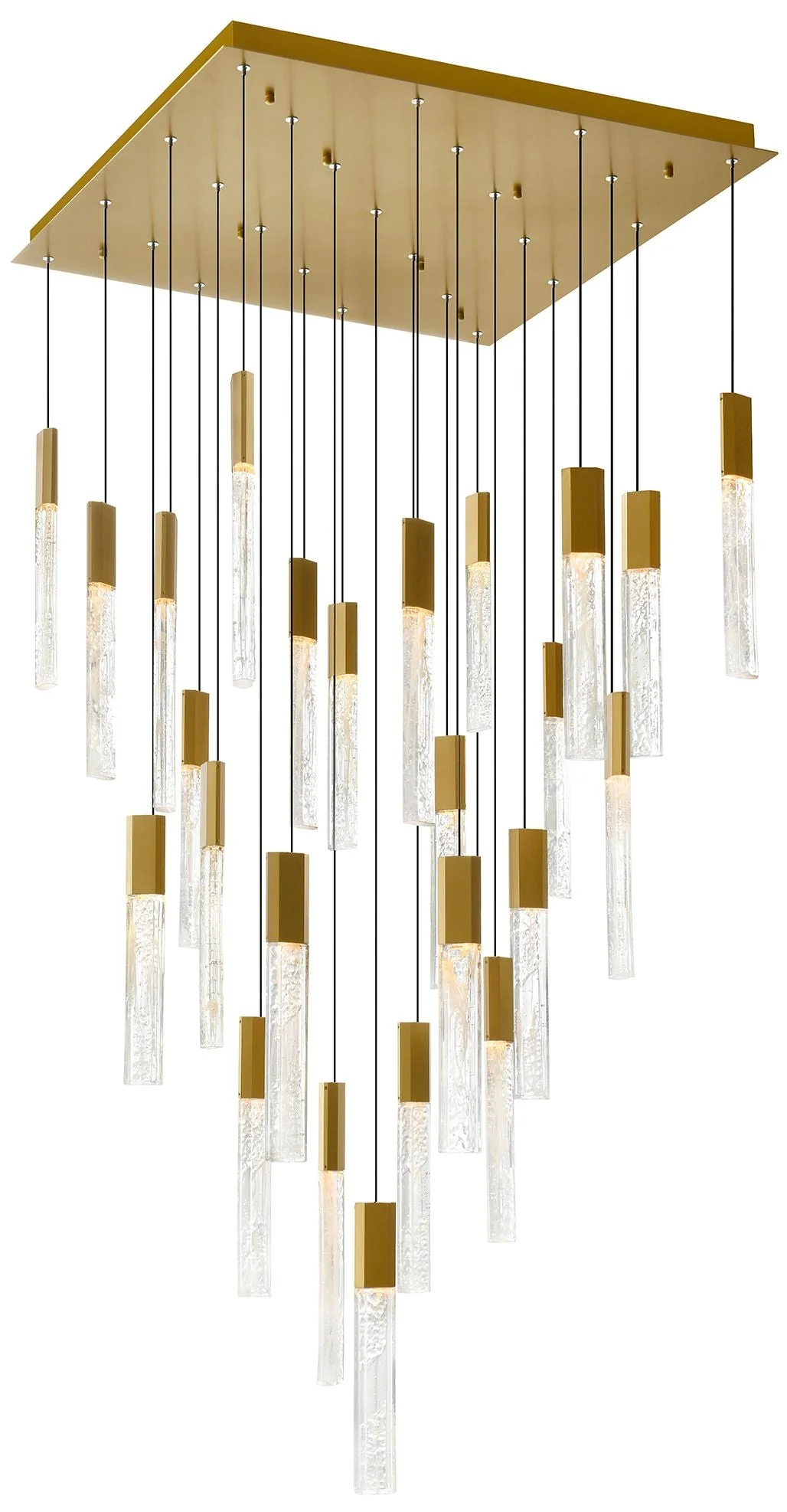 Greta Integrated LED Brass Chandelier - Image 1