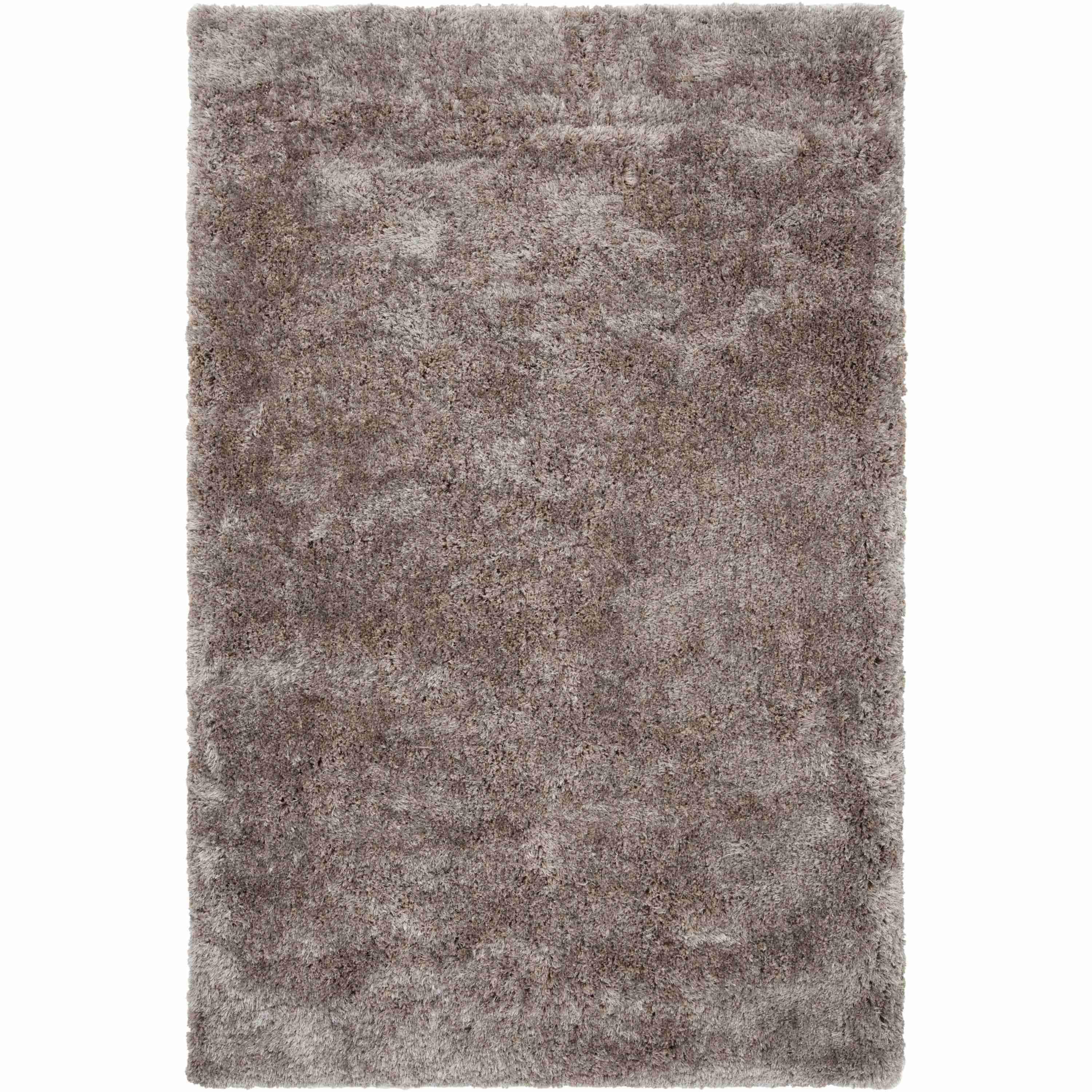 Surya Rugs Grizzly Collection Gray Plush Pile Area Rug GRIZZLY-6 - Image 1