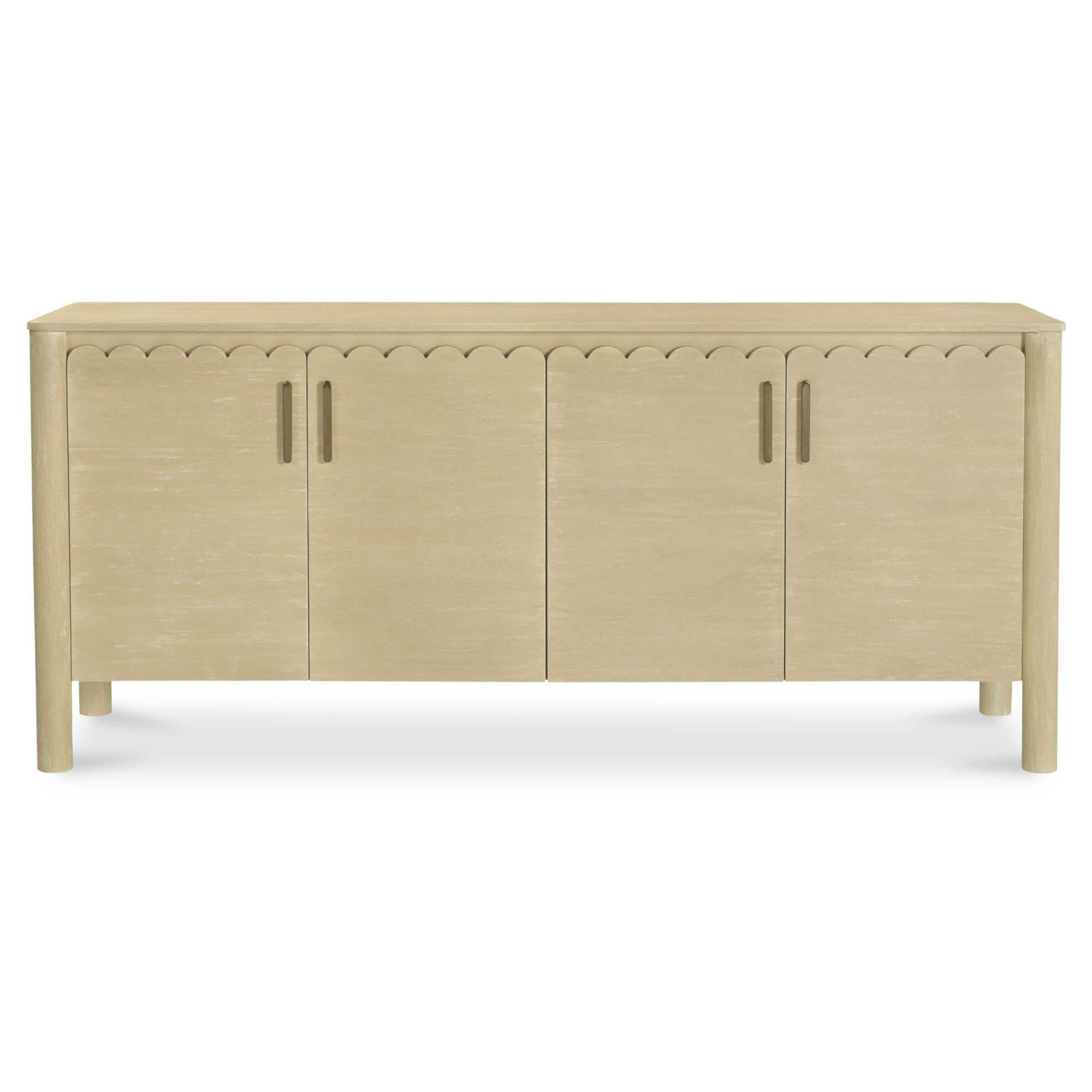 Moe's Home Wiley 4 Door Sideboard Natural - Image 1