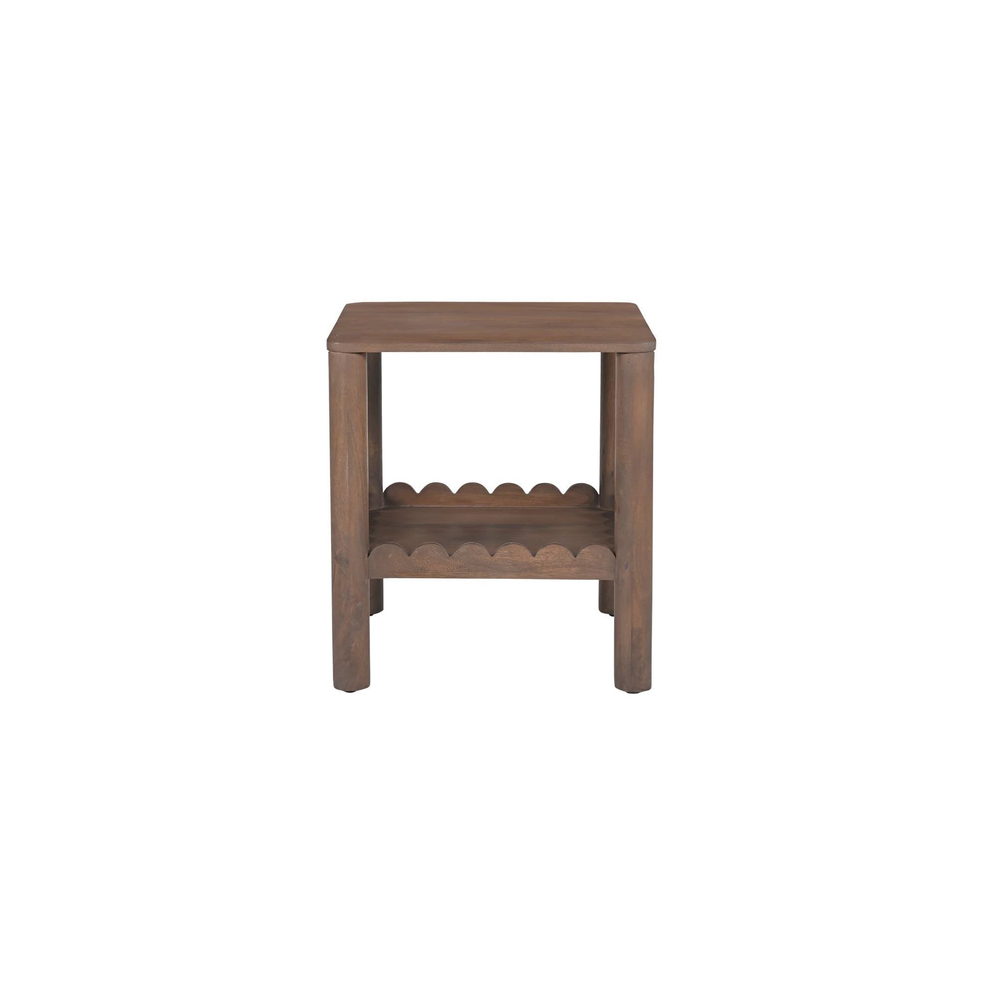 Moe’s Home Collection Wiley Vintage Brown Side Table