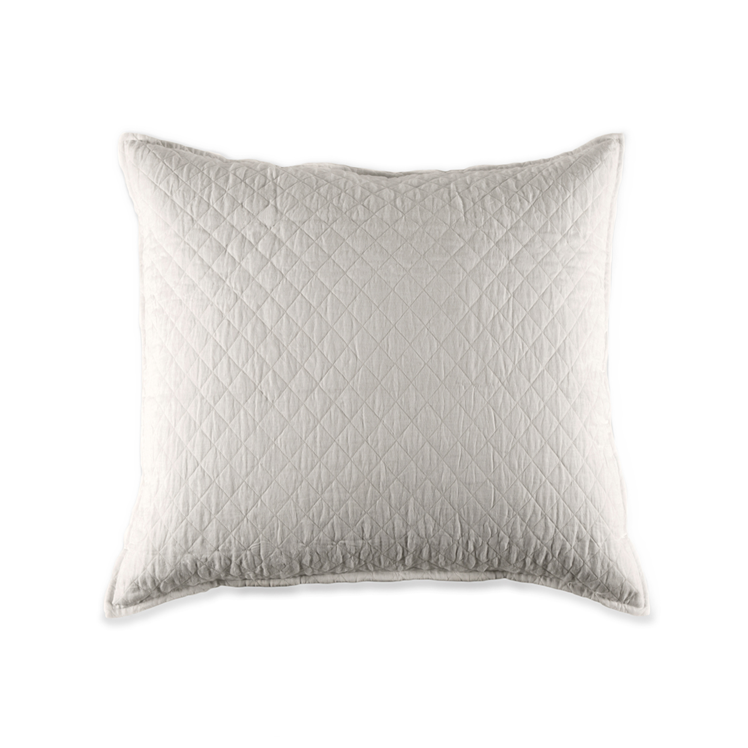 Pom Pom at Home Hampton Flax Linen Diamond Quilted Coverlet and Pillow Shams ~ Available in Twin, Queen and King Sizes - Image 2