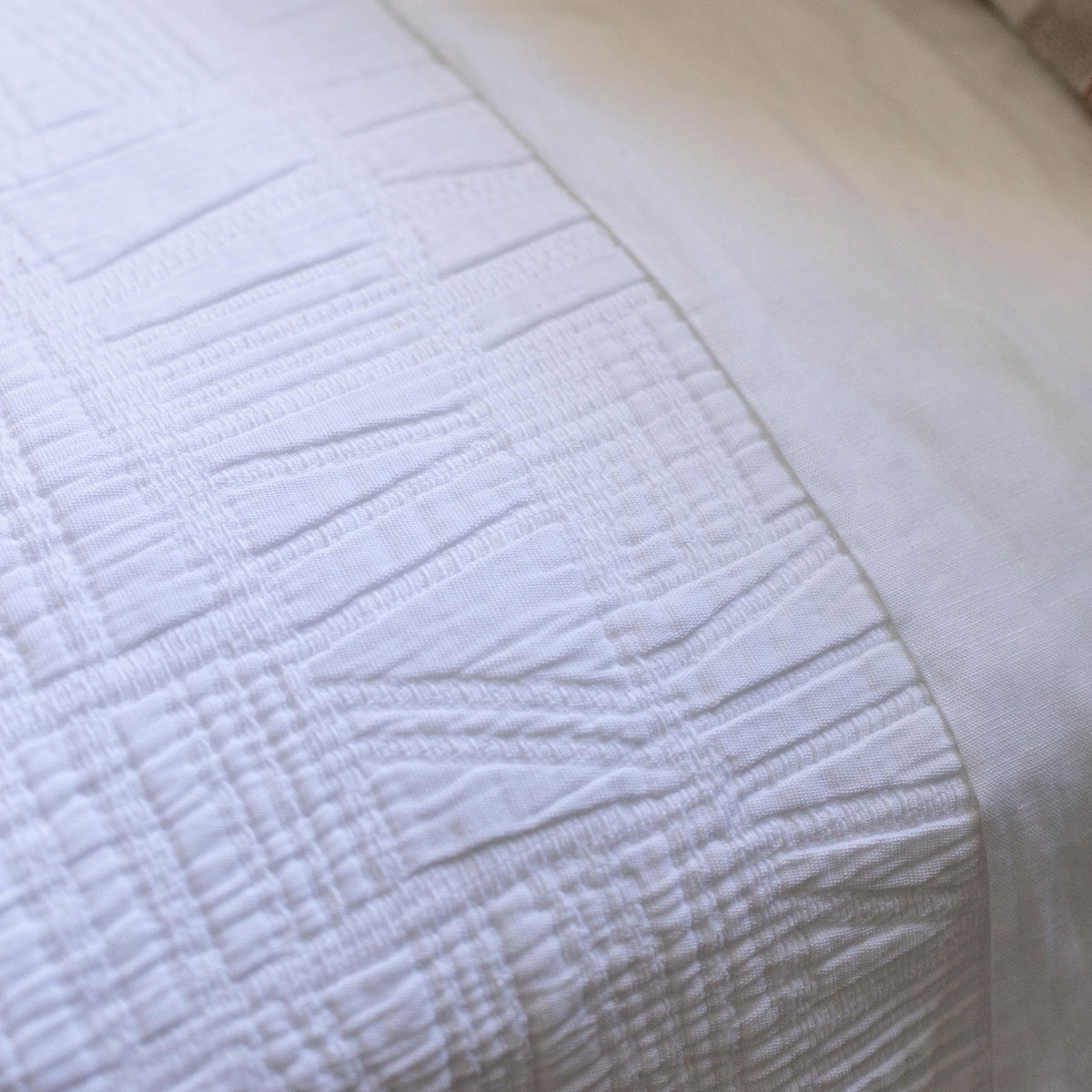 Pom Pom at Home Harbour White Matelasse Coverlet and Pillow Shams ~ Available in Twin, Queen and King Sizes - Image 2