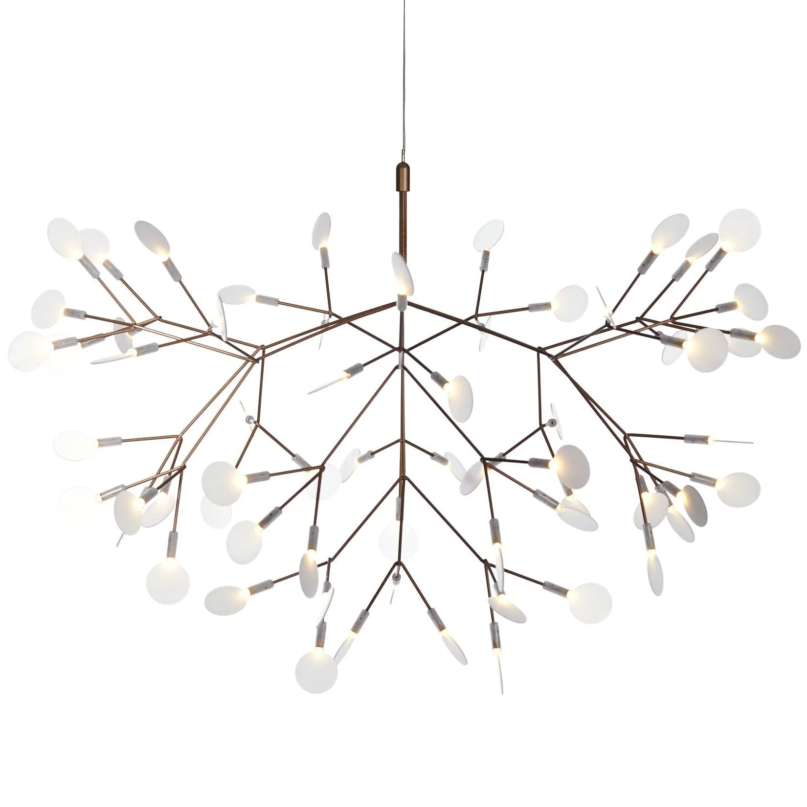 Moooi Dining room Postmodern Art Chandelier Heracleum II (Copper&Nickel Small) - Image 1