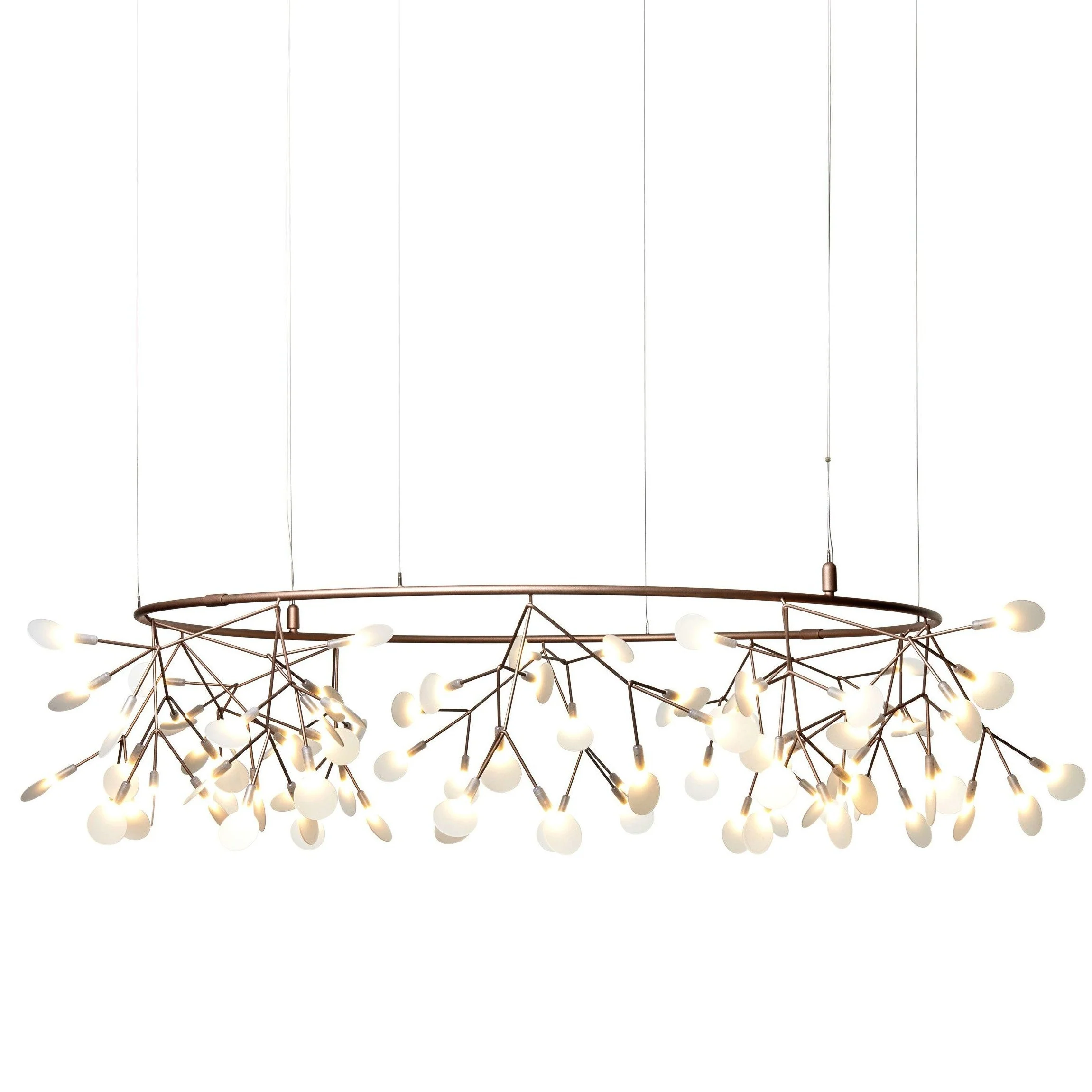Moooi Heracleum O Round Chandelier (Copper&Nickel 63x14) - Image 1