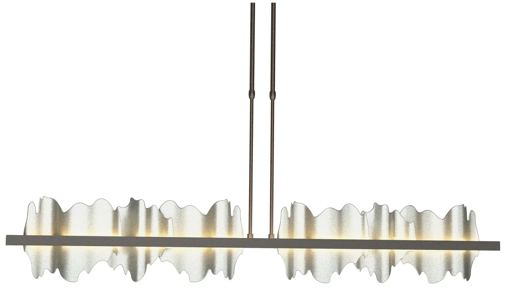 Hildene 51.9"W  Accented Large Oil Rubbed Bronze Long LED Pendant - Image 1