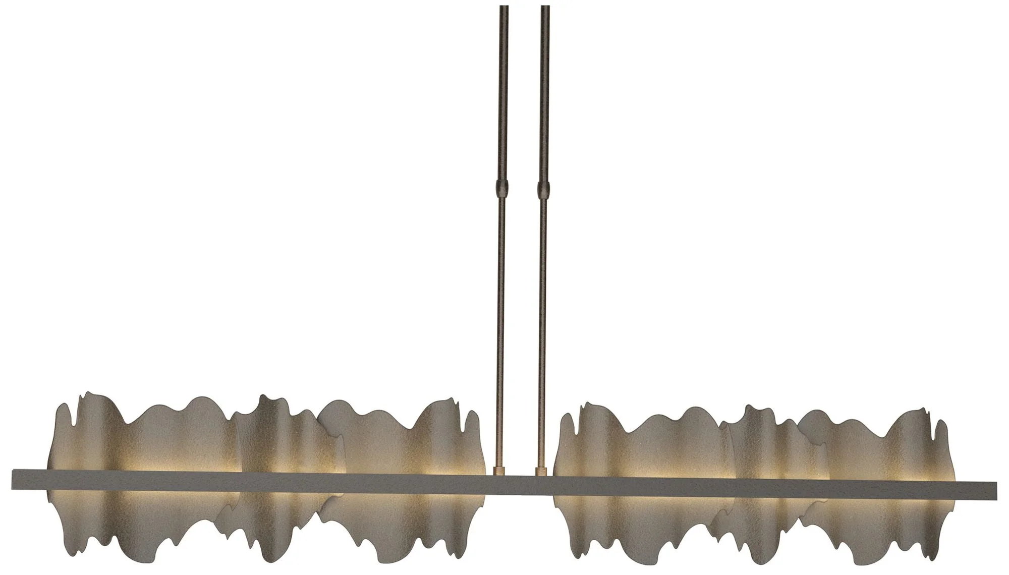 Hildene 51.9"W Dark Smoke Accented Large Oil Rubbed Bronze Long LED Pe - Image 1