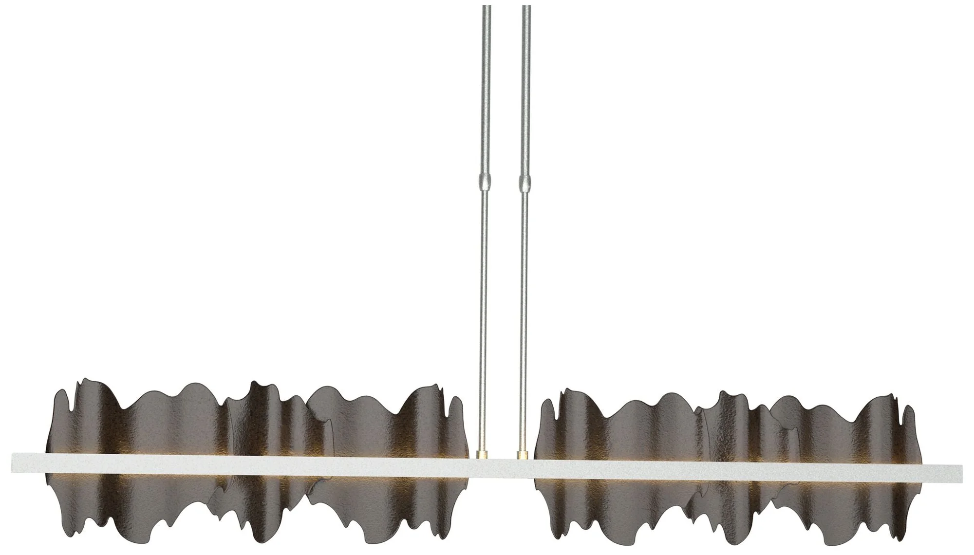 Hildene 51.9"W Oil Rubbed Bronze Accented  Long LED Pendant - Image 1