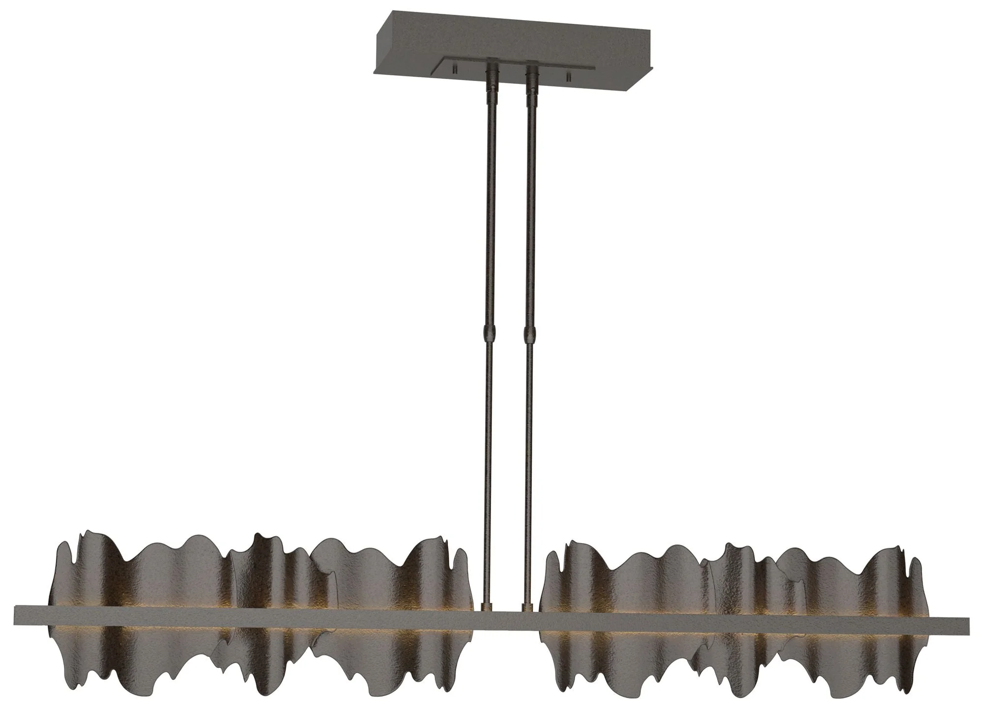 Hildene 51.9"W Oil Rubbed Bronze Standard LED Pendant - Image 1