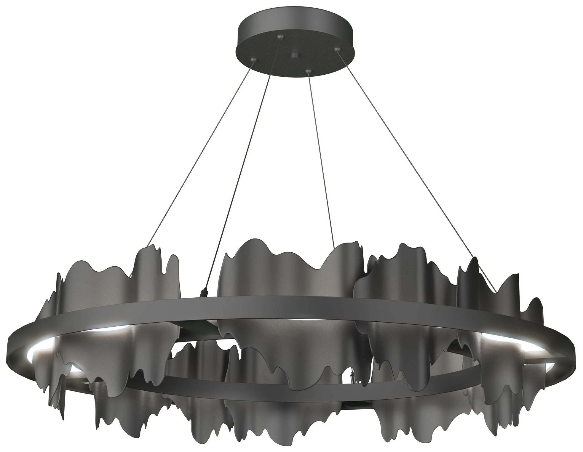 Hildene Circular LED Pendant - Black - Black - Image 1