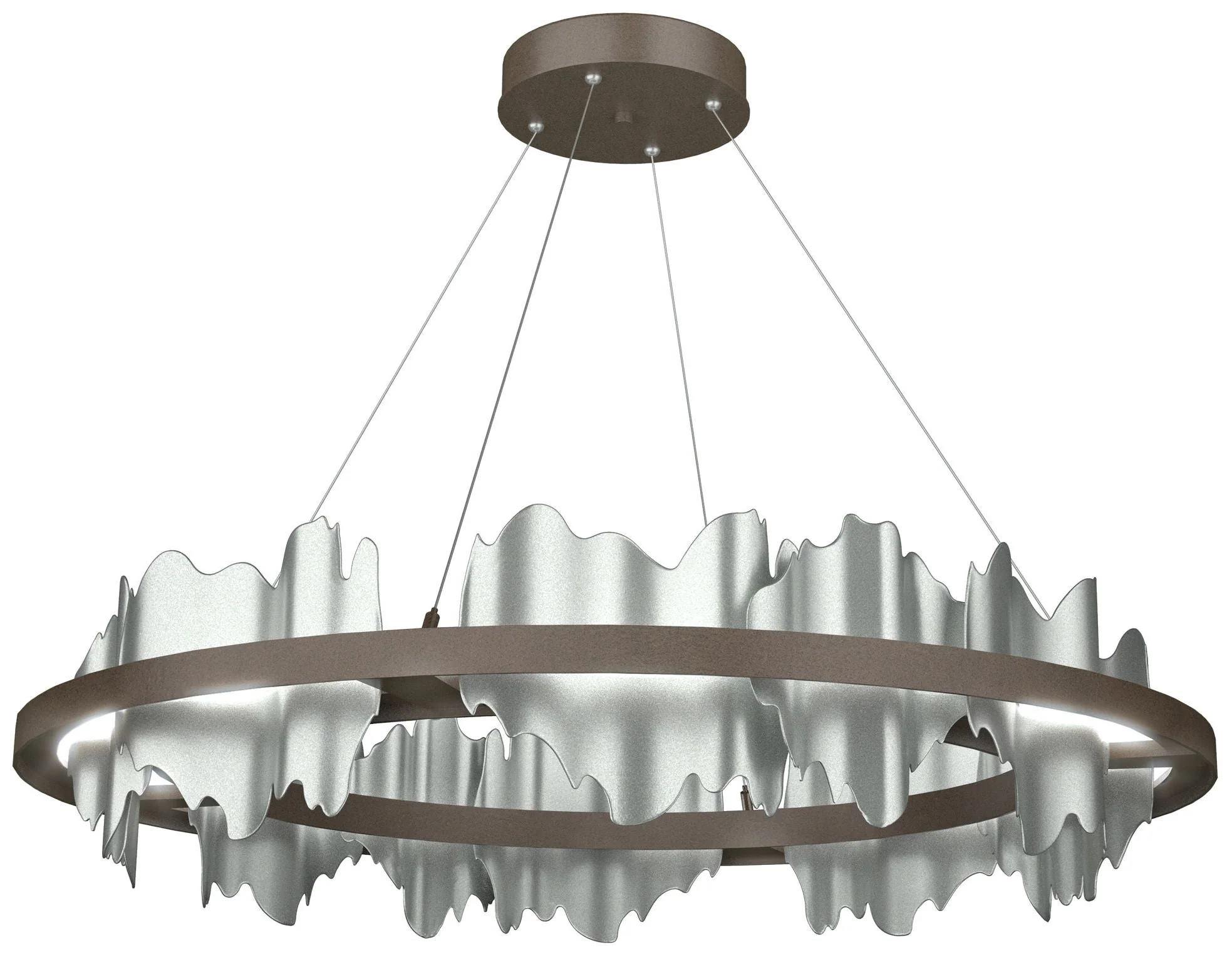 Hildene Circular LED Pendant - Bronze - Platinum - Image 1