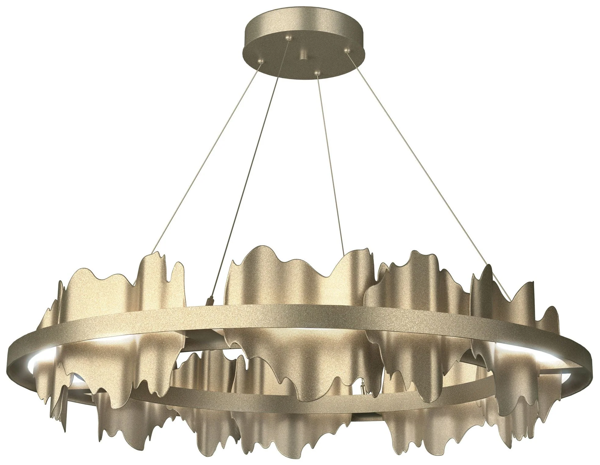 Hildene Circular LED Pendant - Gold - Gold - Image 1