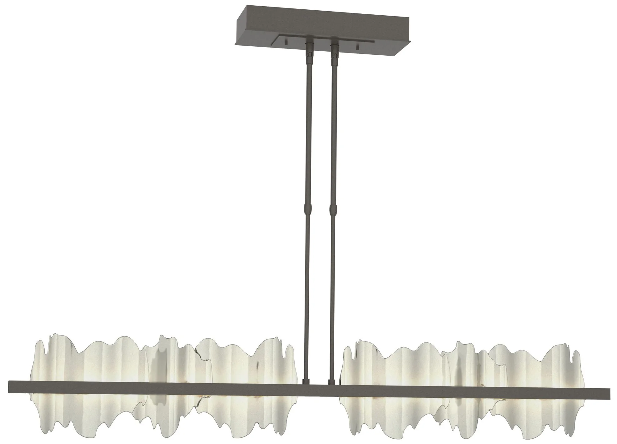 Hildene Large LED Pendant - Dark Smoke - Sterling - Image 1