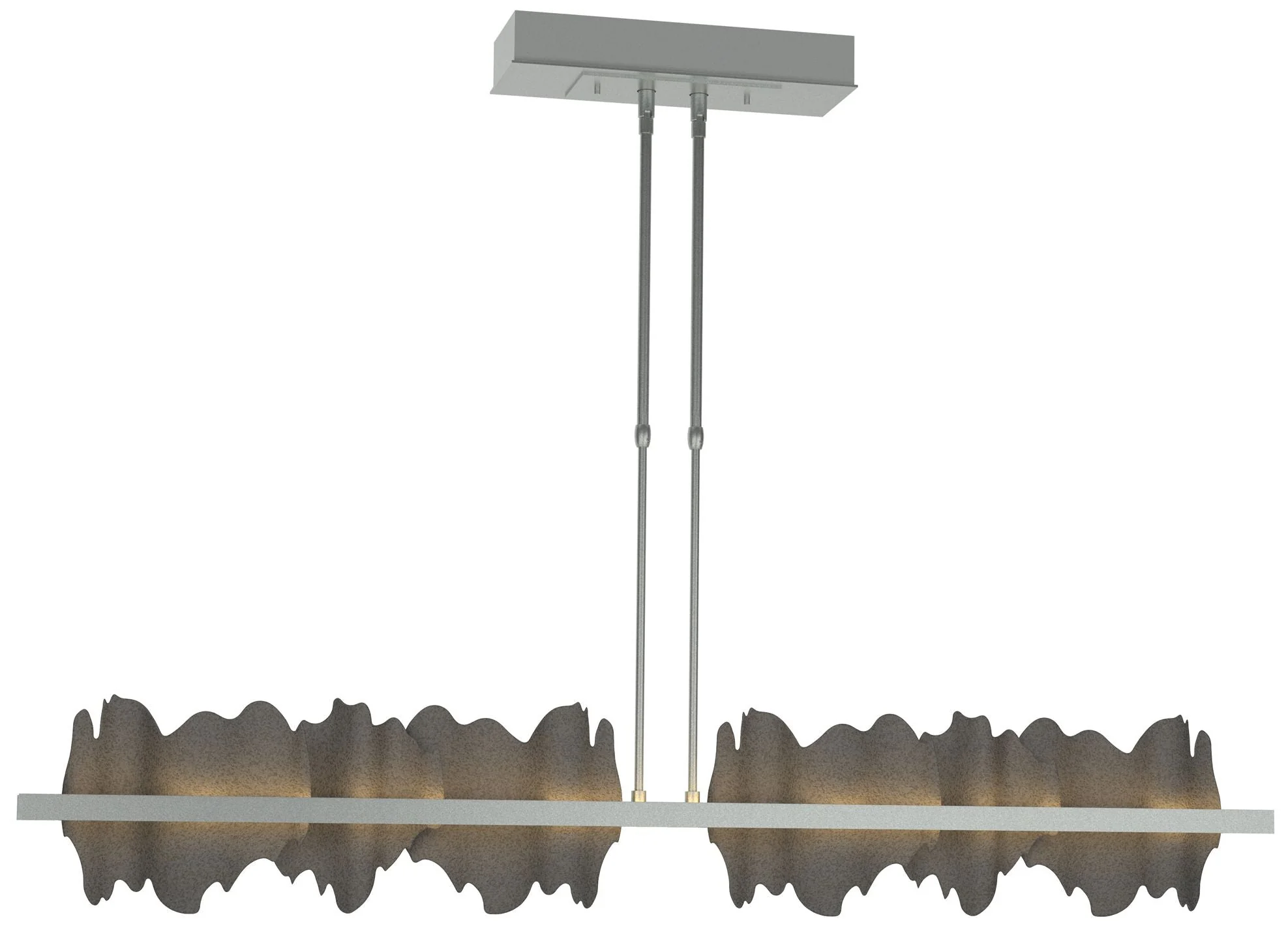 Hildene Large LED Pendant - Platinum - Iron - Image 1
