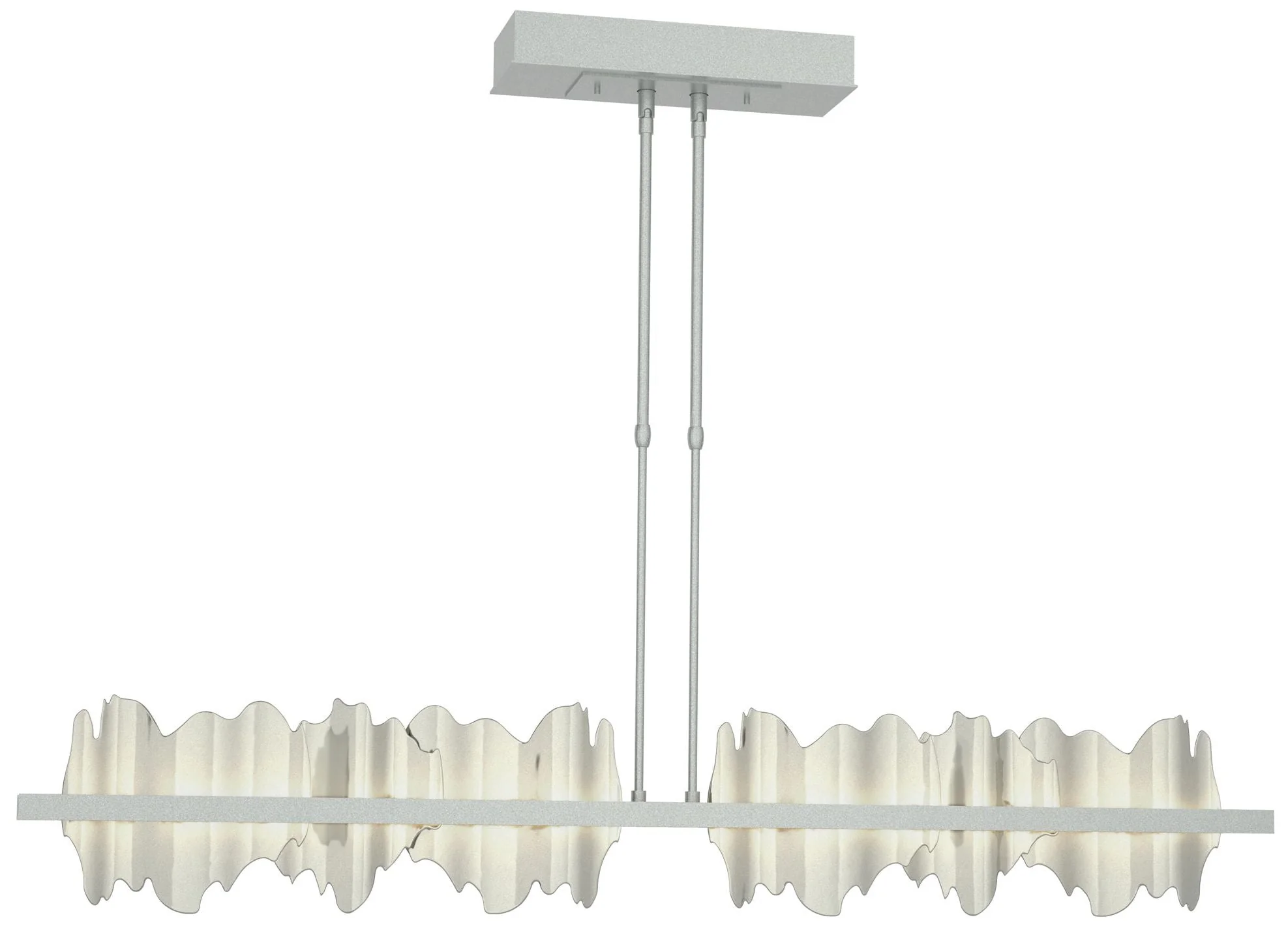 Hildene Large LED Pendant - Platinum - Sterling - Image 1
