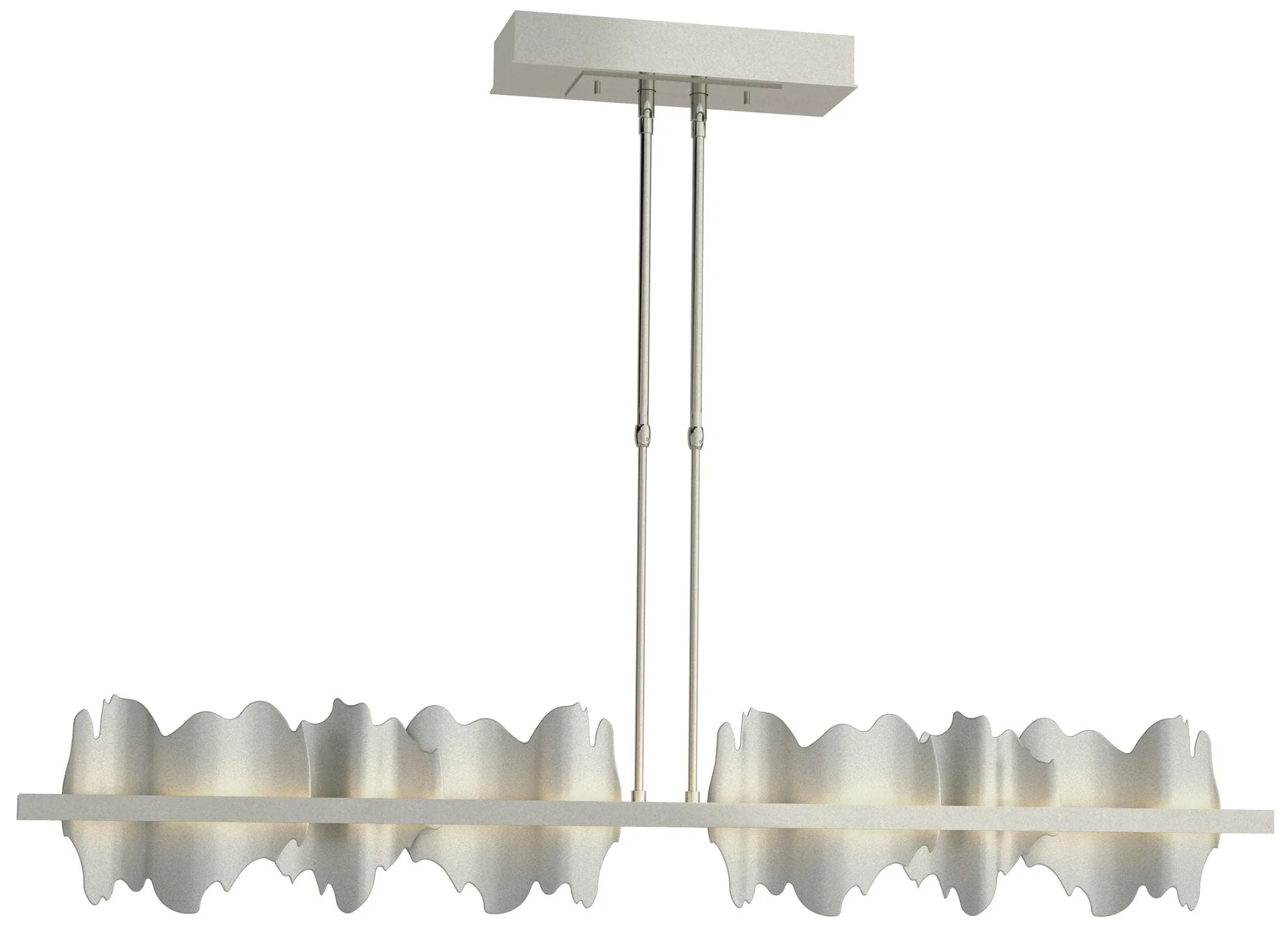Hildene Large LED Pendant - Sterling - Platinum - Image 1