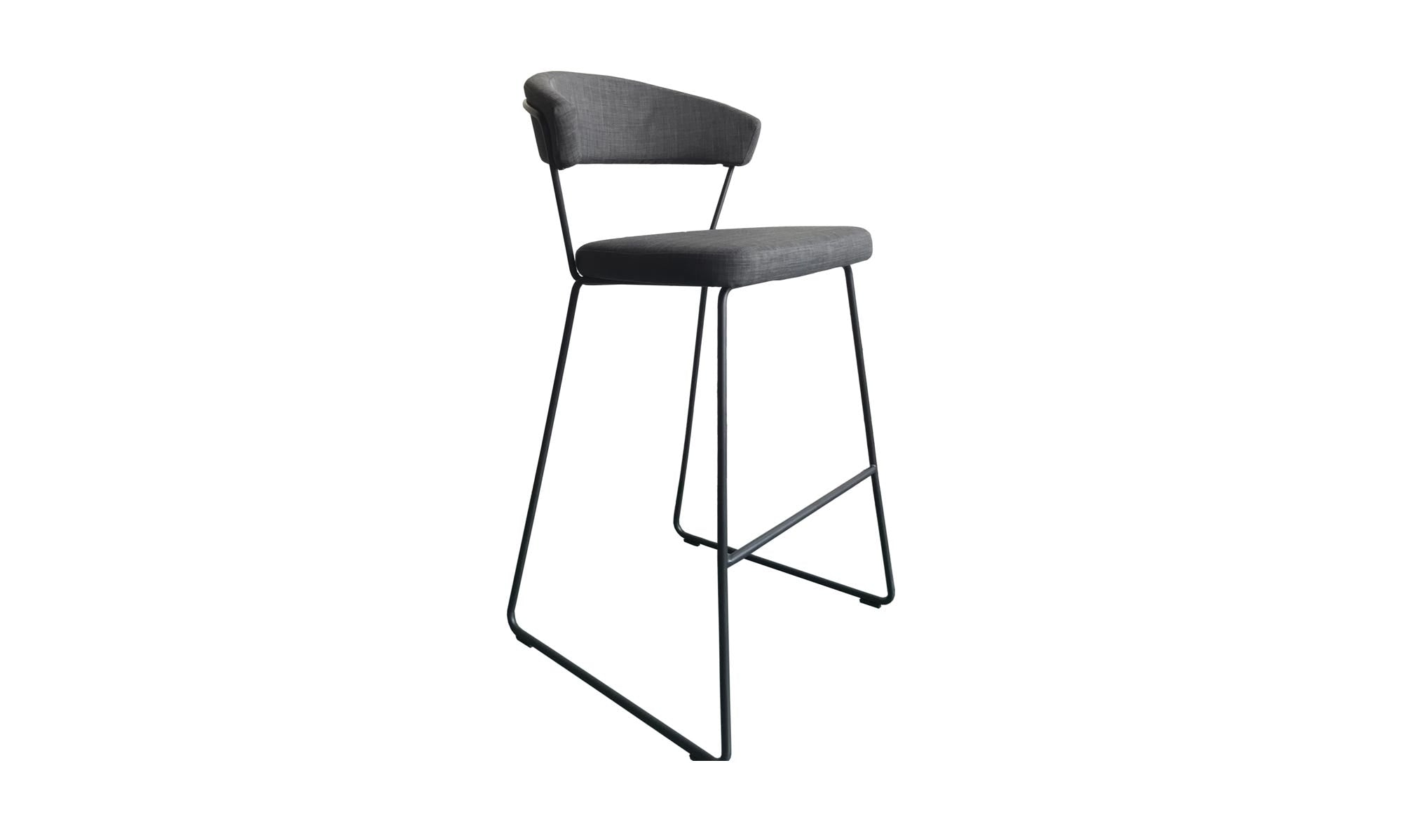 Moe's Home Adria Counter Stool Dark Grey - Image 2